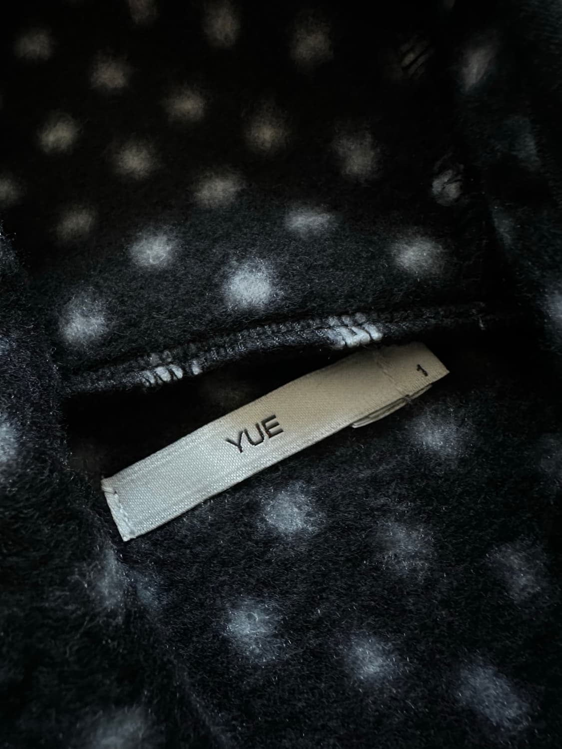 YUE 도트 플리스 후드집업 상품이미지5