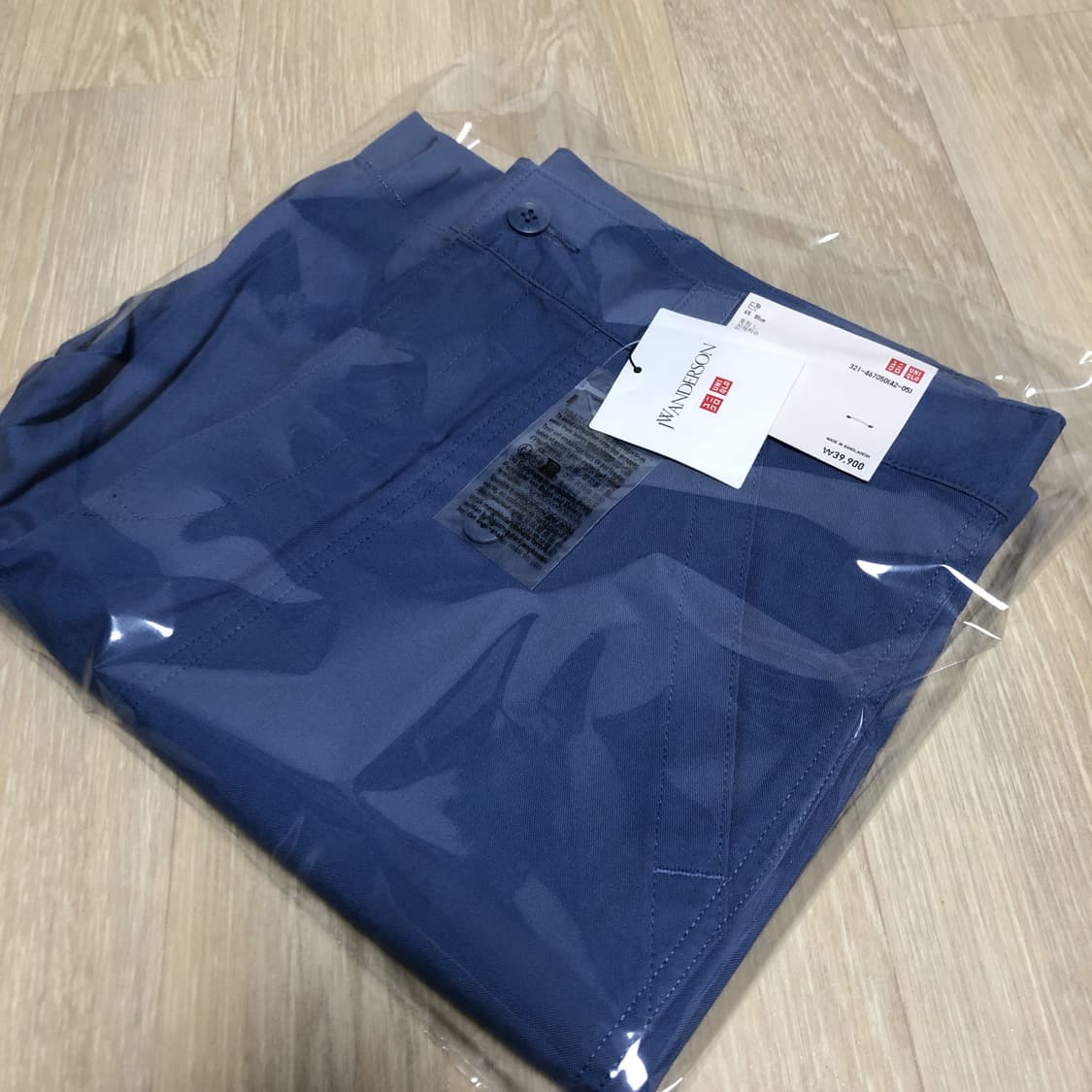 (L) 새상품 유니클로 X JWA 유틸리티 워크 쇼트 팬츠 블루 상품이미지10