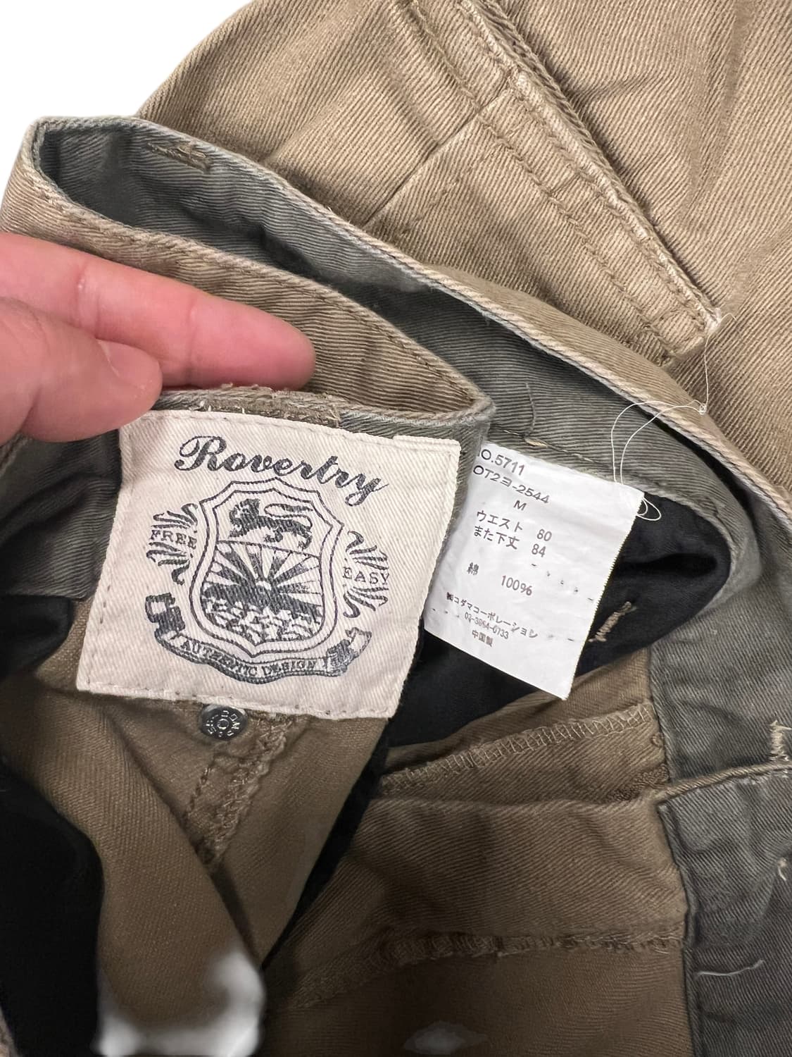 Rovertry 포켓디테일 카고 팬츠 M 상품이미지3