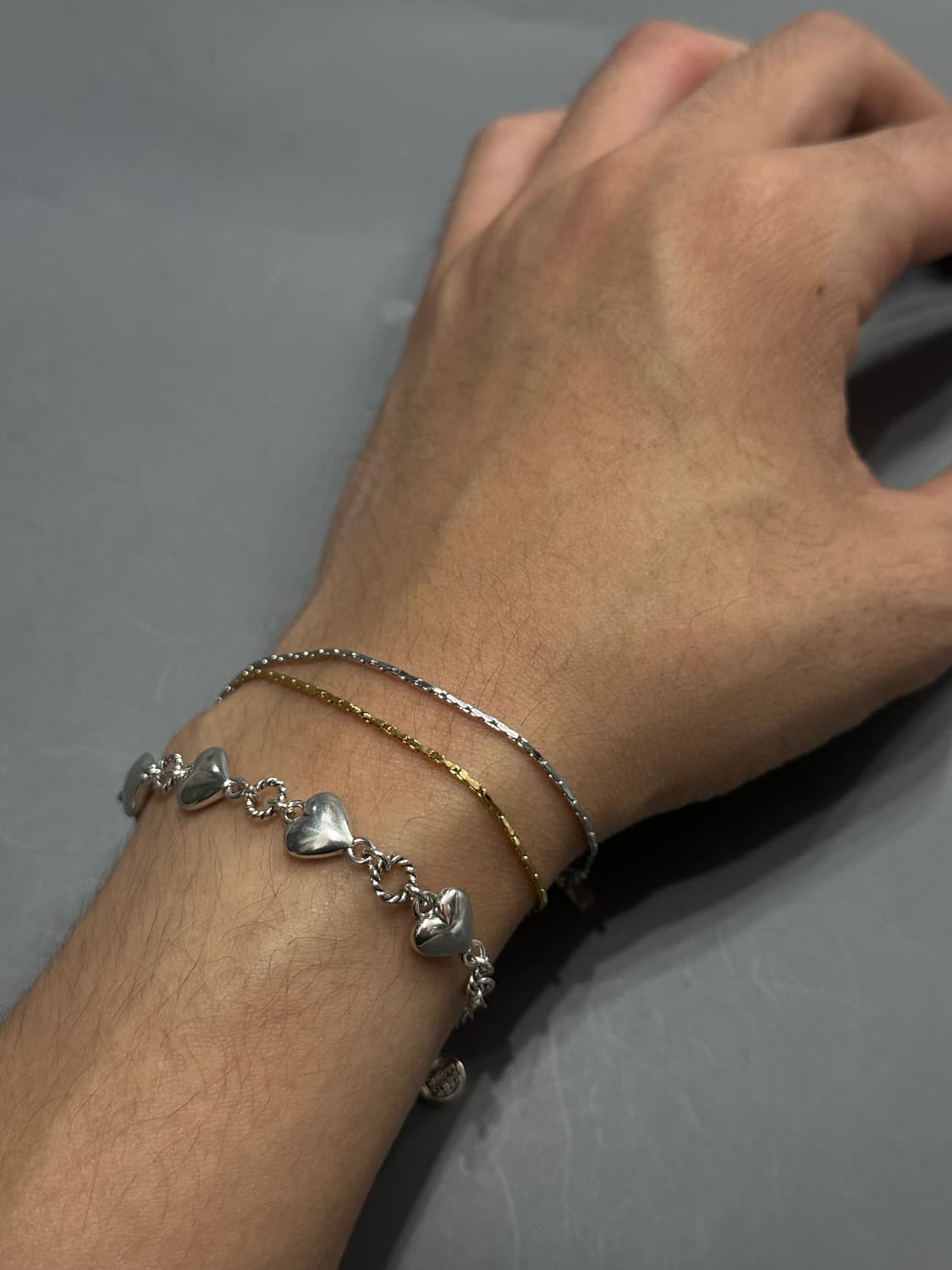 Sil 팔찌 silver 17cm 상품이미지2