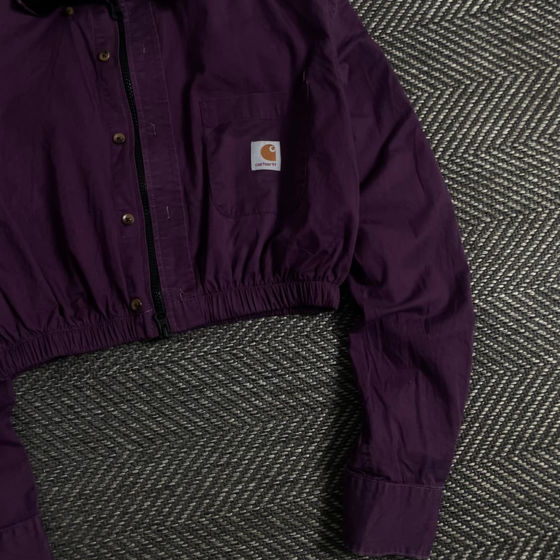 칼하트 크롭 리메이크 투웨이 셔츠 자켓o 3510 상품이미지2