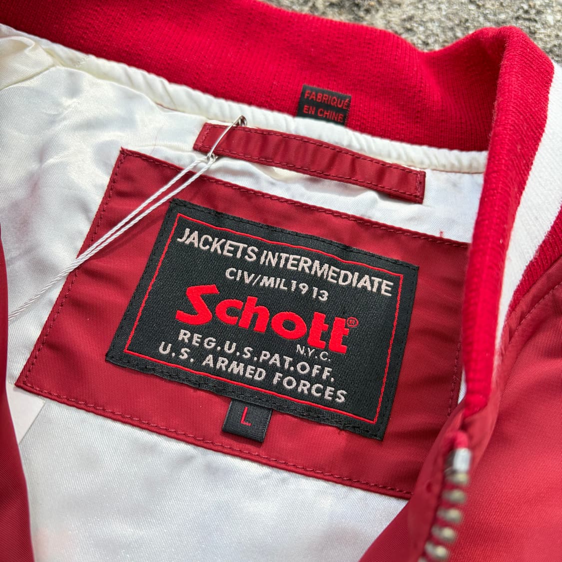 쇼트 Schott 오리지널 빈티지 스카쟌 L 상품이미지7