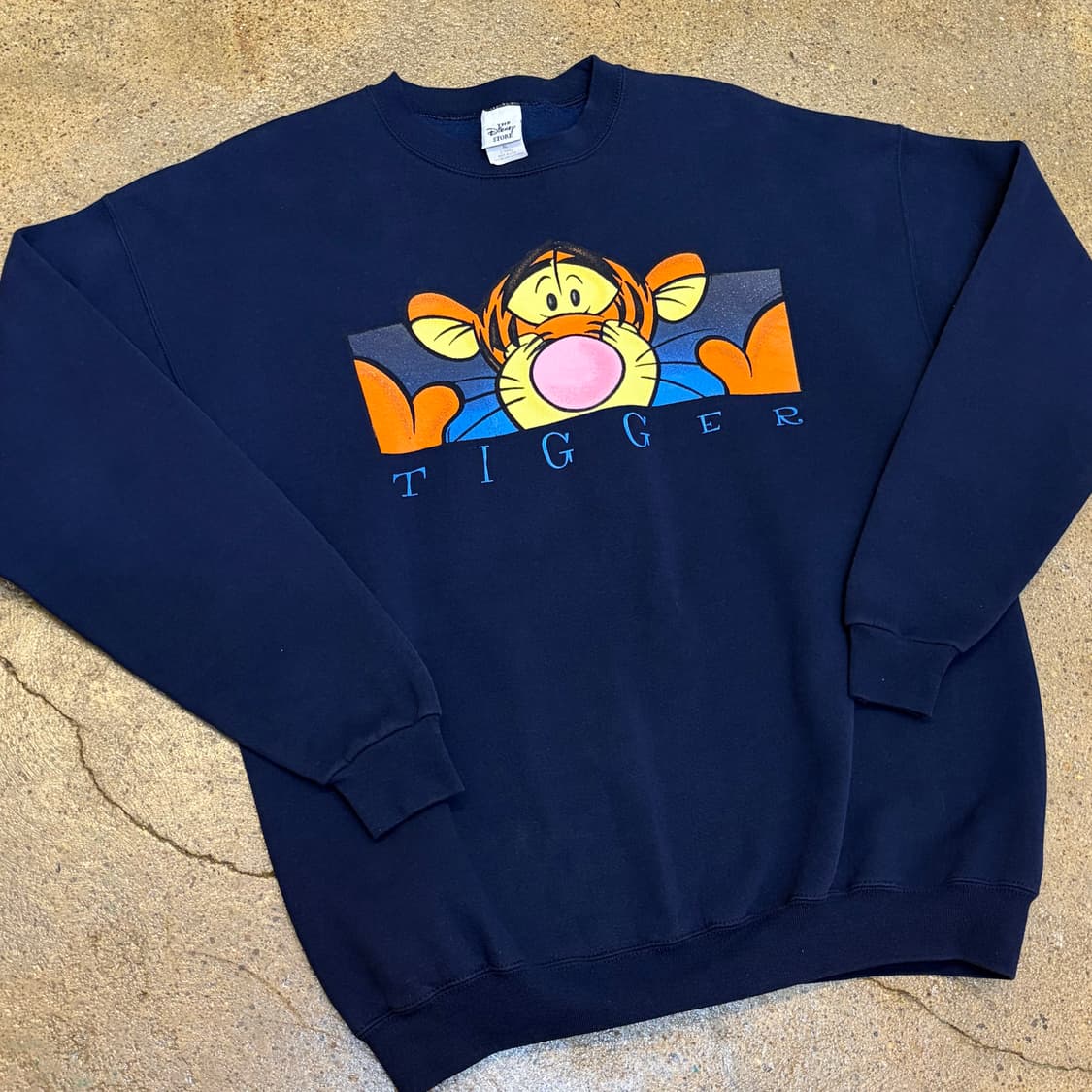 90s Made in USA 미국 빈티지 디즈니 타이거 카툰 맨투맨 상품이미지2