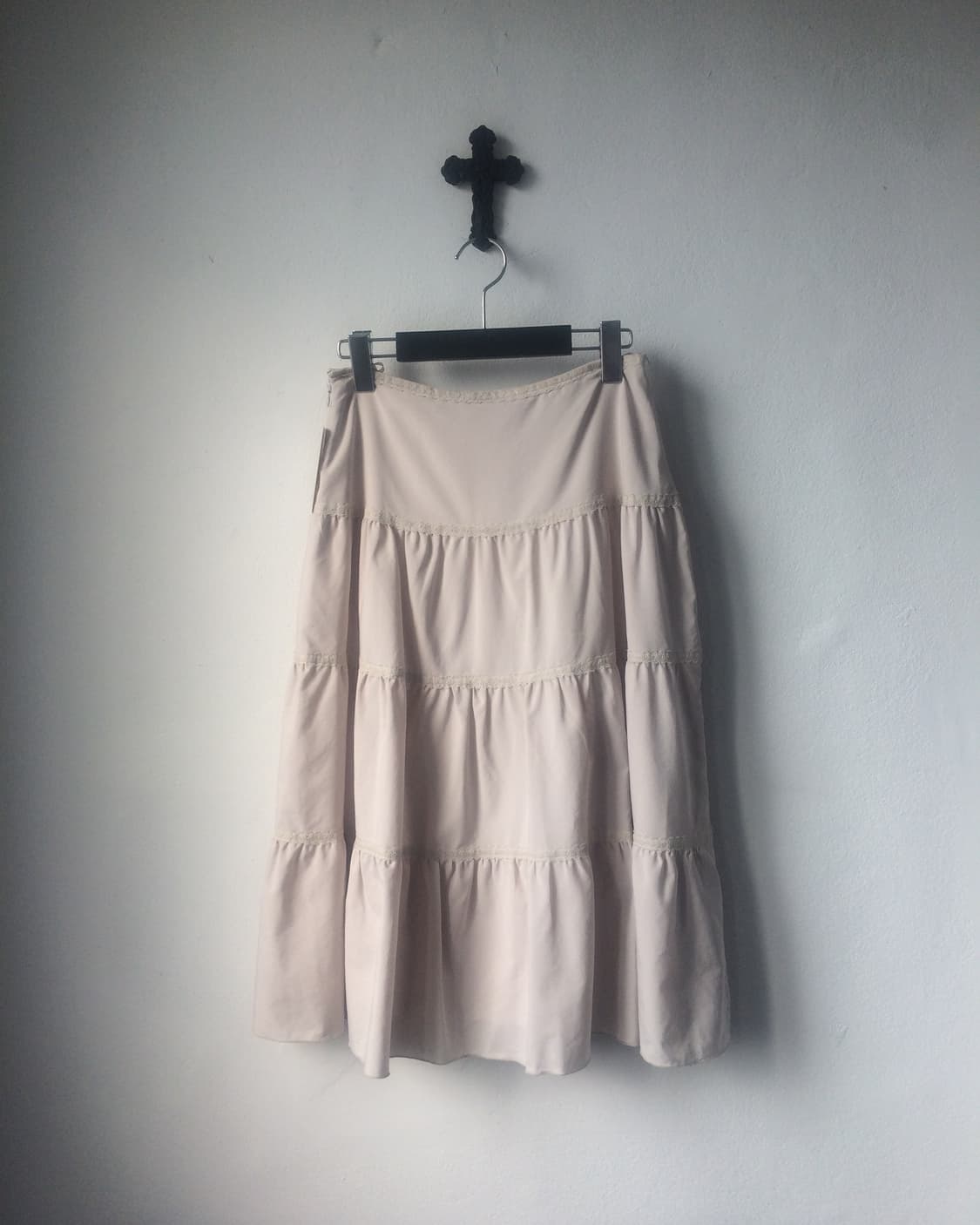 Lace trimming layer skirt 상품이미지1