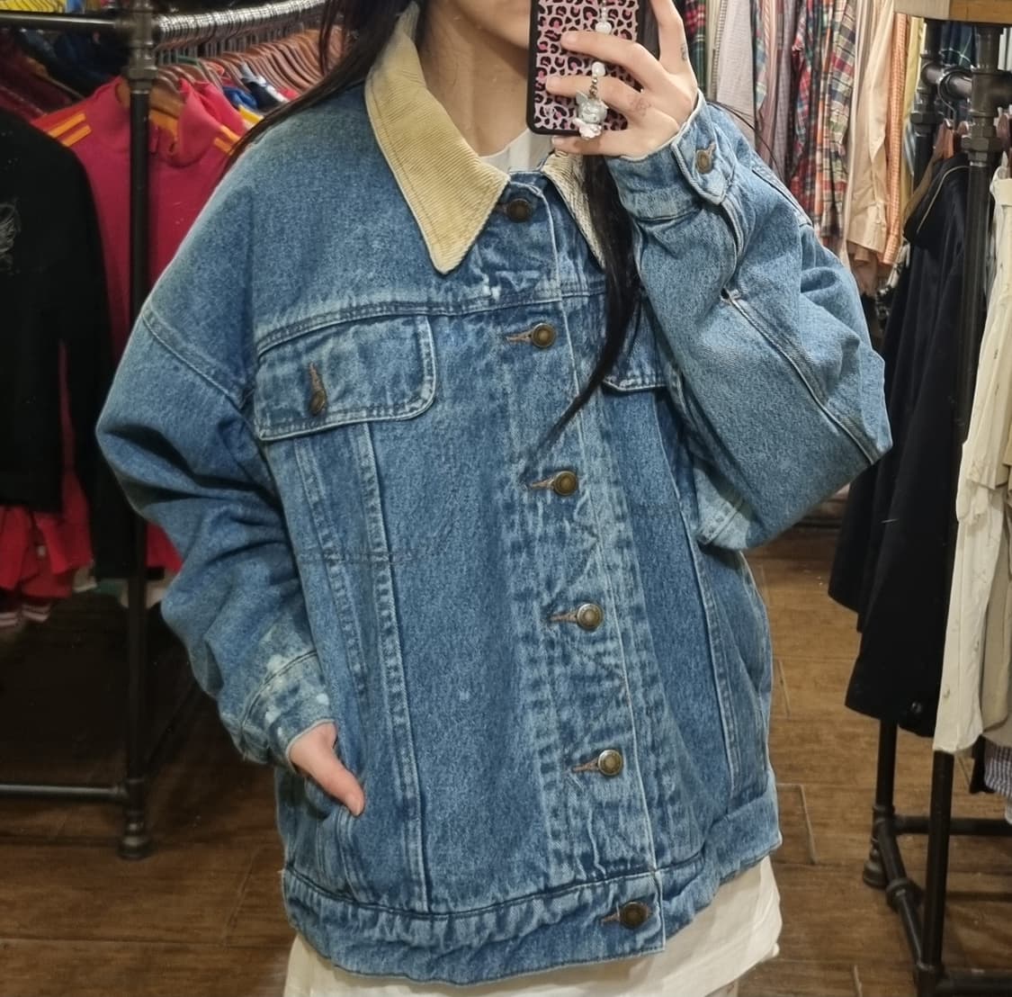 [Hi] vtg 빈티지 데님 자켓 블루 상품이미지2