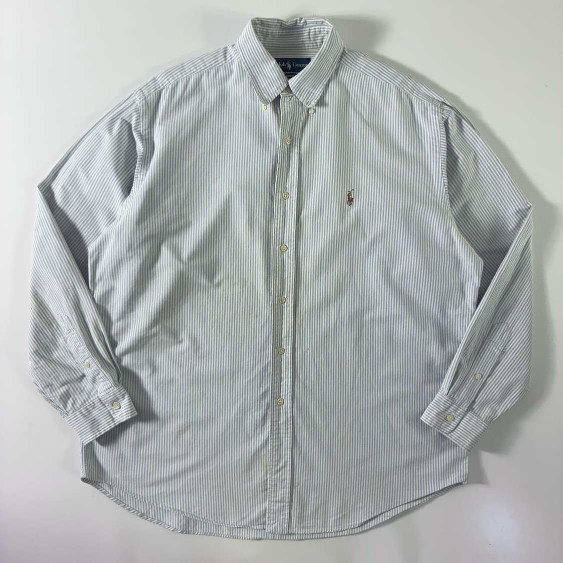 Polo  폴로 랄프로렌 자수 코튼  스트라이프 셔츠   상품이미지1