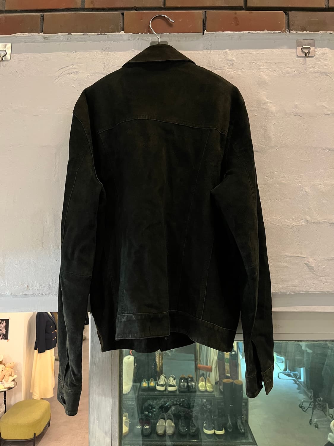 Allsaints 올세인츠 세무 스웨이드 버튼 자켓 S 상품이미지7