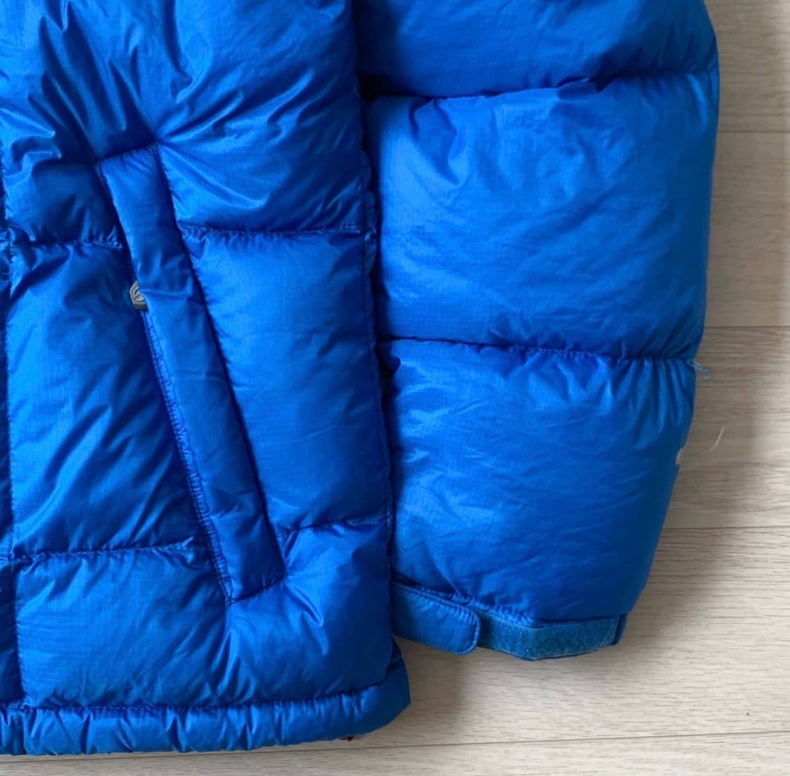 노스 페이스 800 구스 다운 패딩 블루 L 상품이미지5