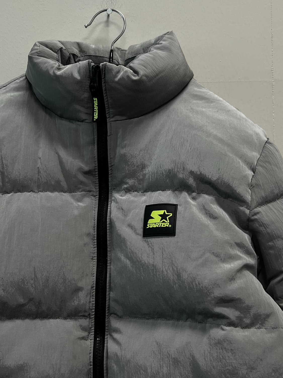 (150) 스타터 키즈/우먼스 덕다운 나일론 패딩 자켓 실버 상품이미지3