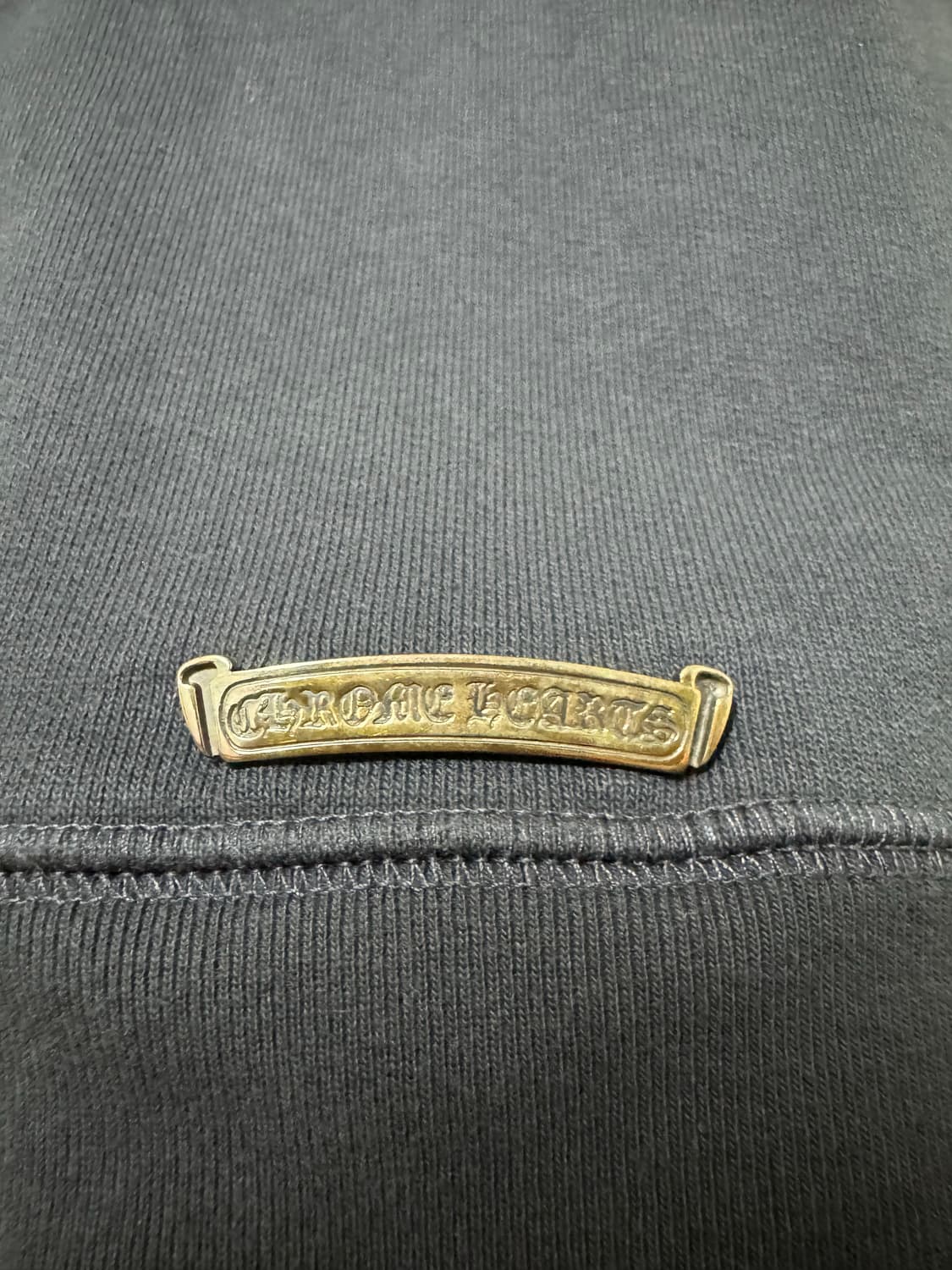 [M] 크롬하츠 레드 레더패치 크로스 맨투맨 상품이미지3