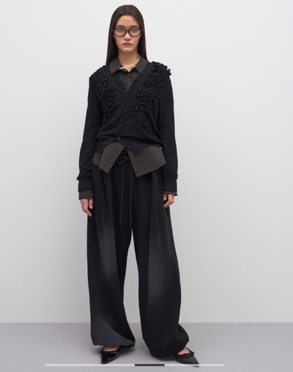 Lcdc 프릴 가디건 ASYMMETRIC FRILL CARDIGAN 상품이미지1