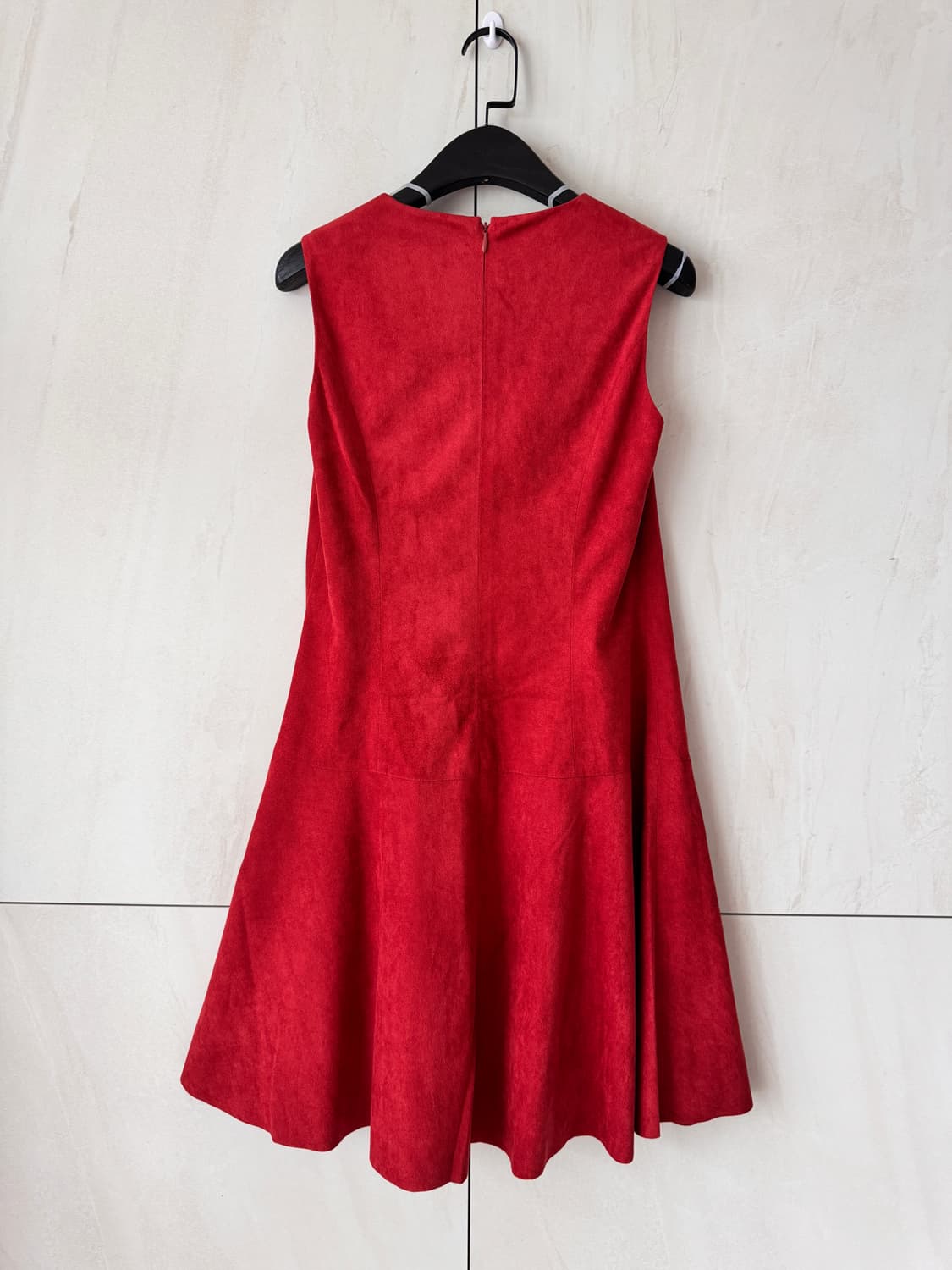 새상품 George J. Love 레드 V넥 원피스 38(44,55사이즈 상품이미지8