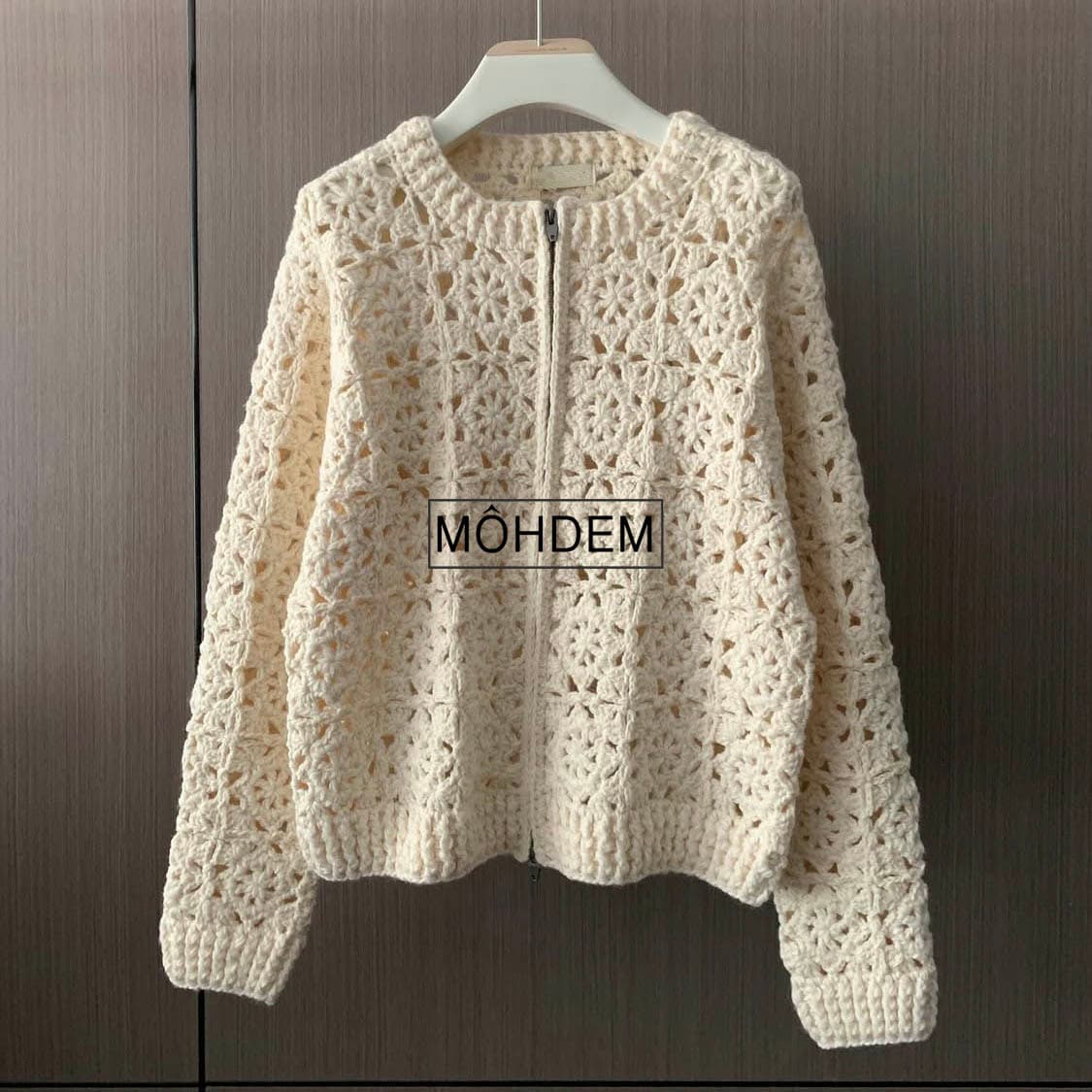 [premium]헤비울 스카시 집업 니트 가디건 상품이미지6