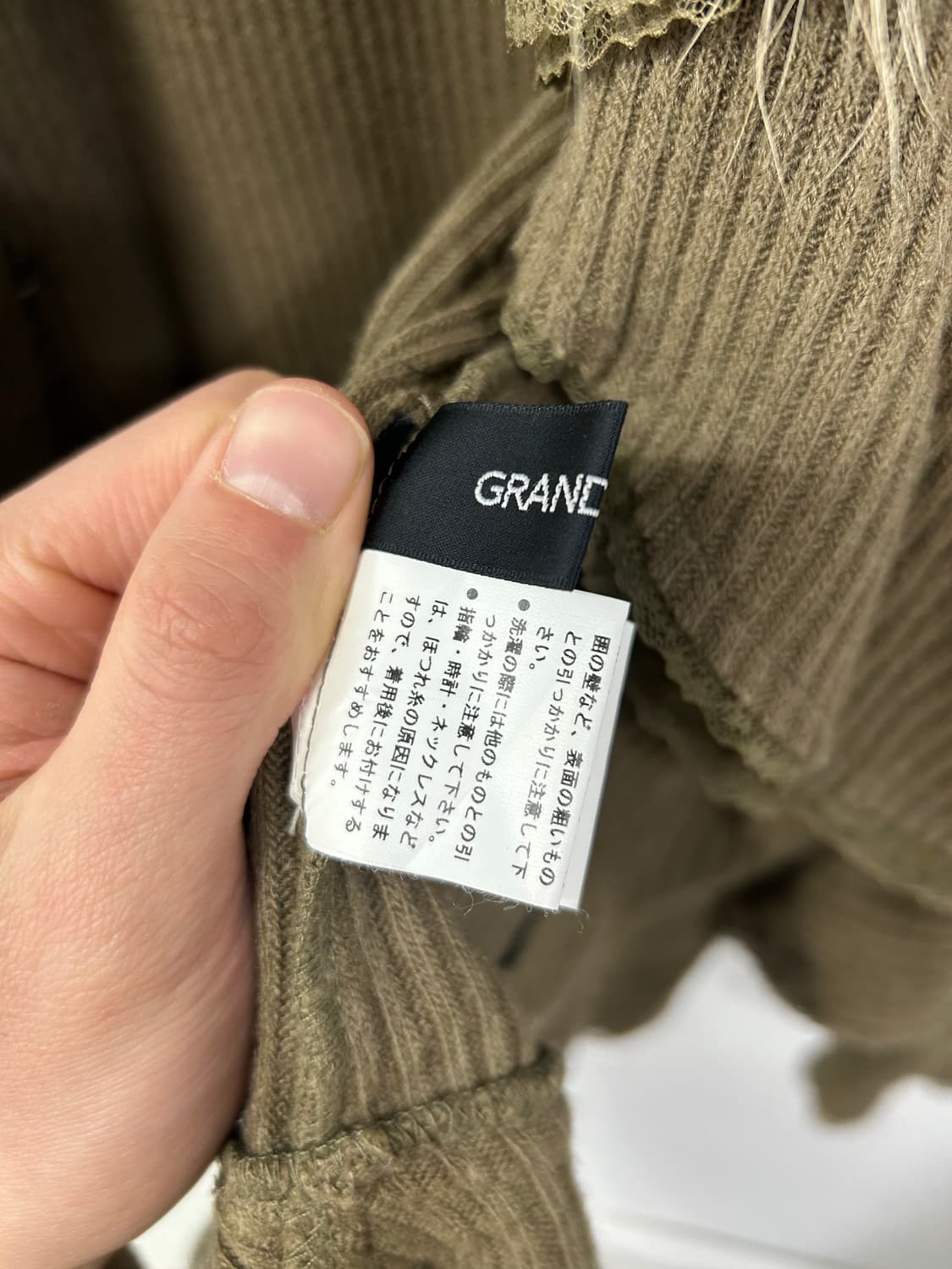 [GRAND TABLE] 그런지 에스닉 펑크 퍼 가디건 상품이미지9