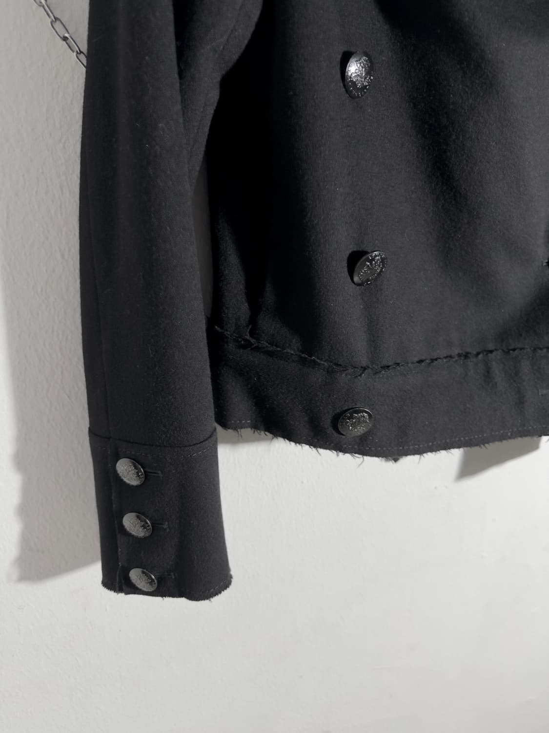 스텔라맥카트니 하이넥 드레이프 펜싱자켓 크롭코트 상품이미지3