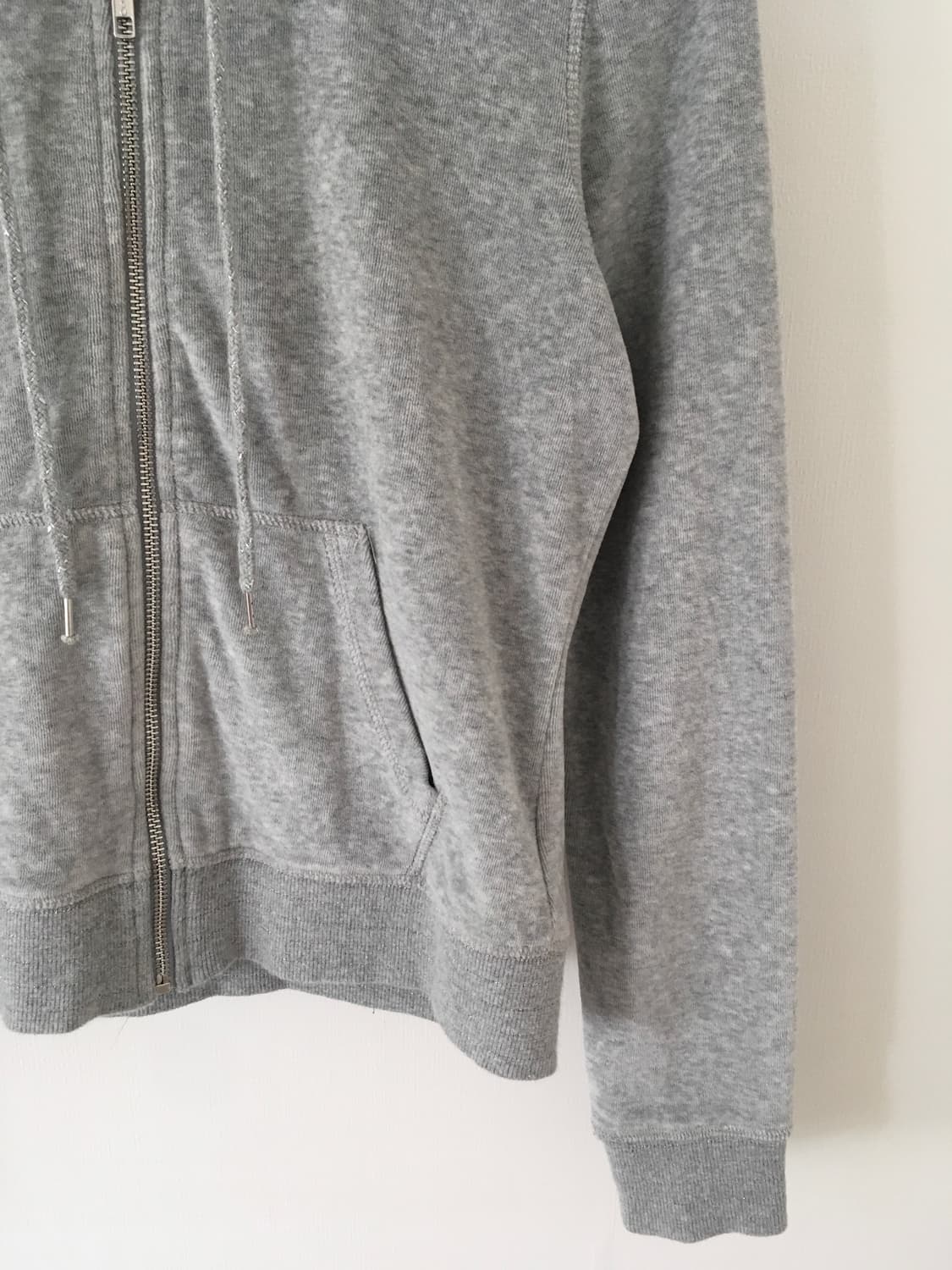 velvet glitter zip up hoodie 상품이미지3