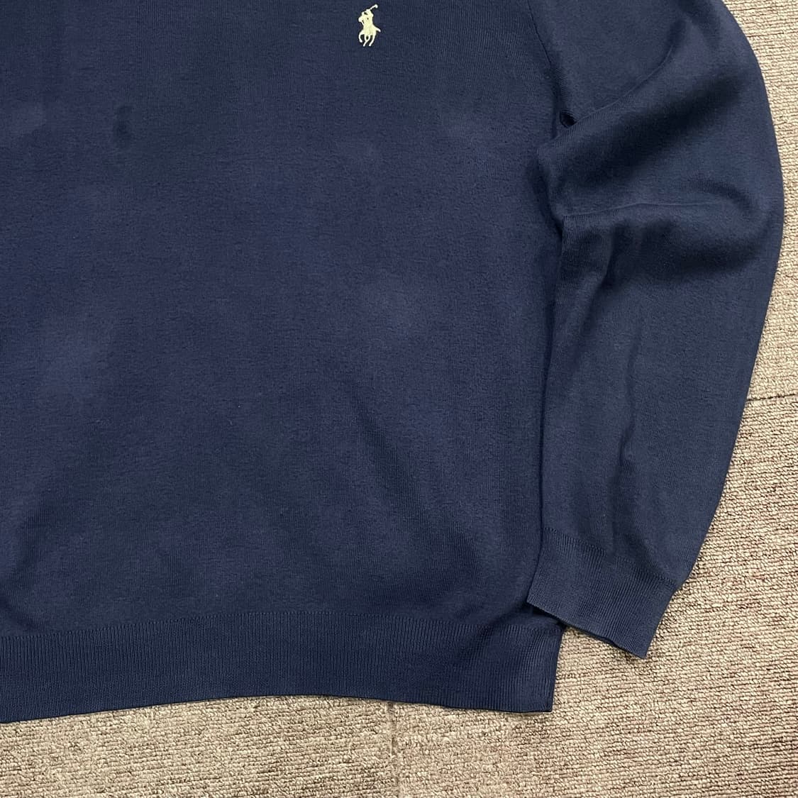 (L) POLO 폴로 랄프로렌 피마코튼 브이넥 니트  상품이미지4