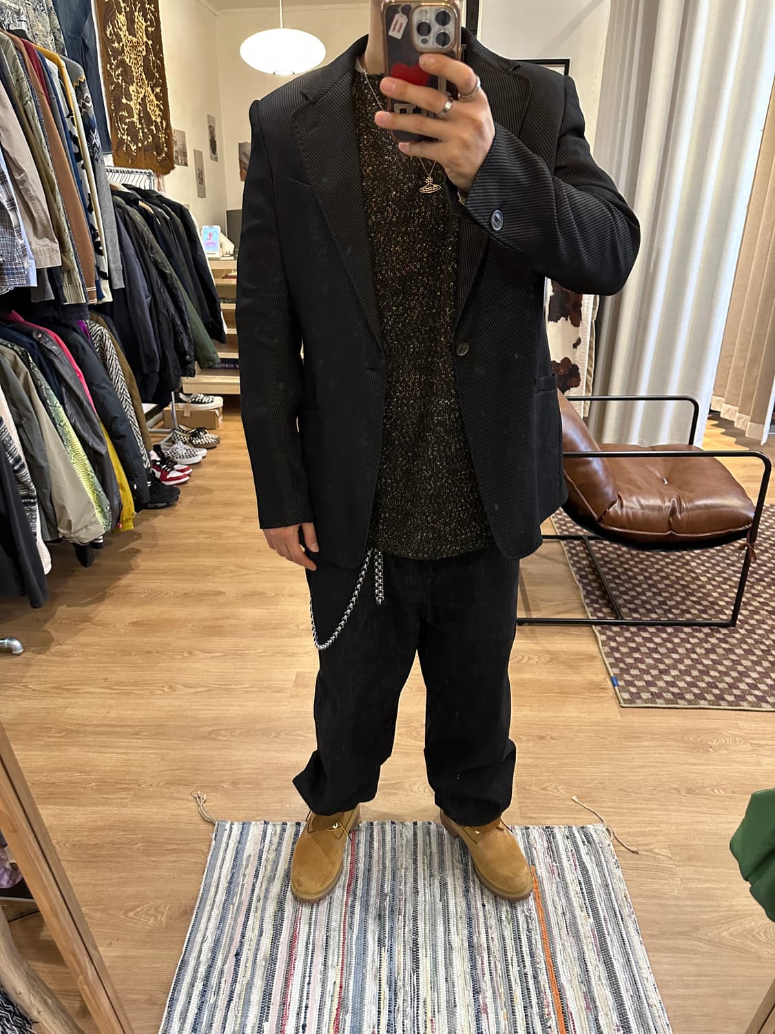 아르마니 원버튼 블레이저 상품이미지7