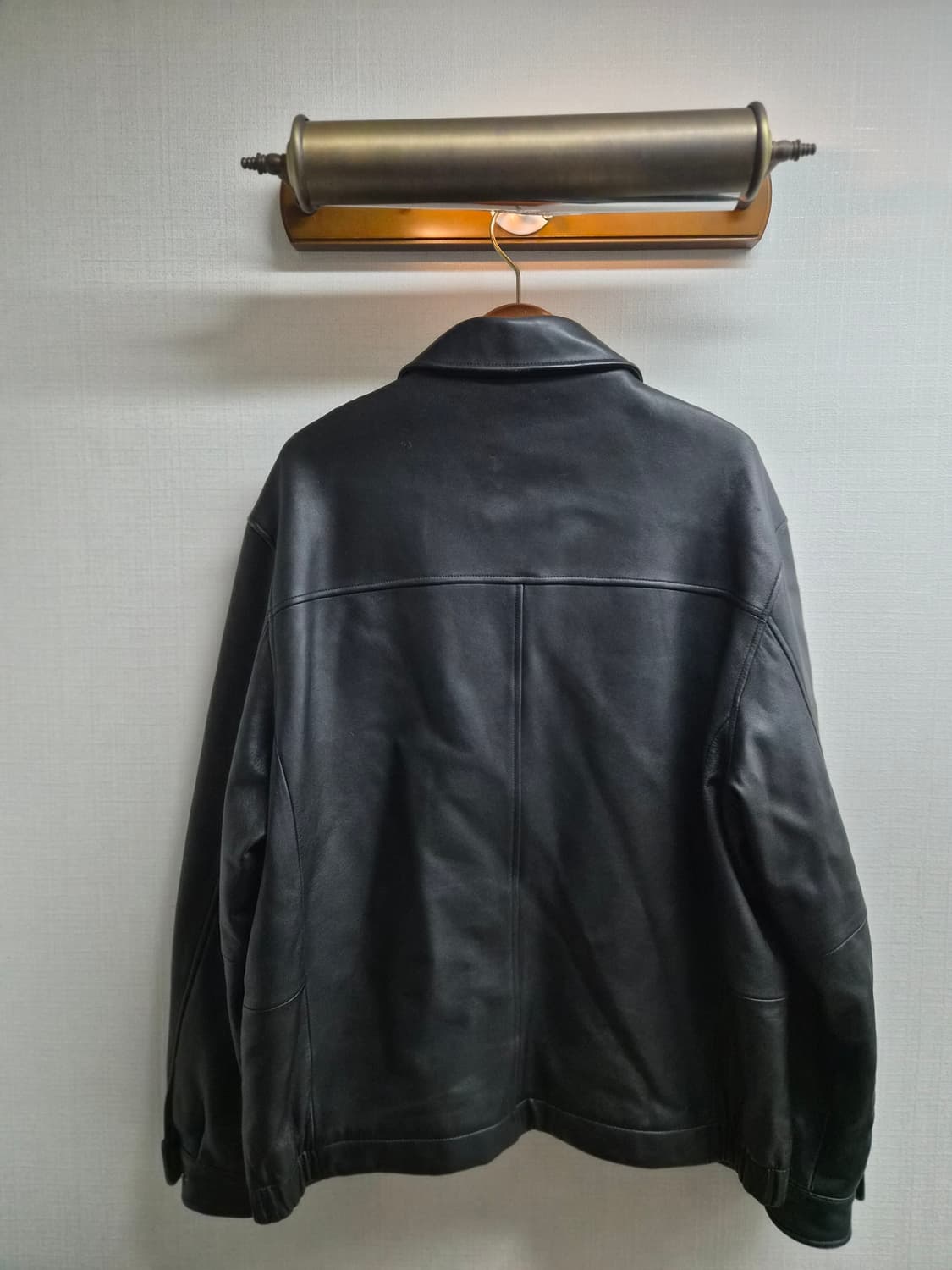 L/105) 새빌로우 빈티지 레더자켓 팝니다 상품이미지2