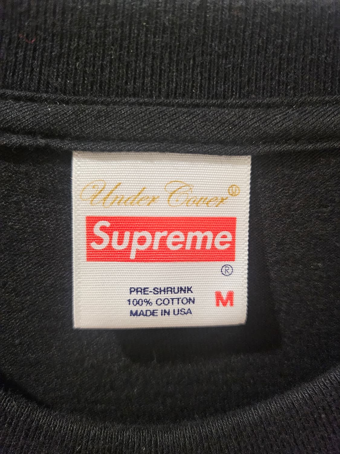 슈프림 언더커버 16FW 아나토미 해부 반팔 블랙 상품이미지3