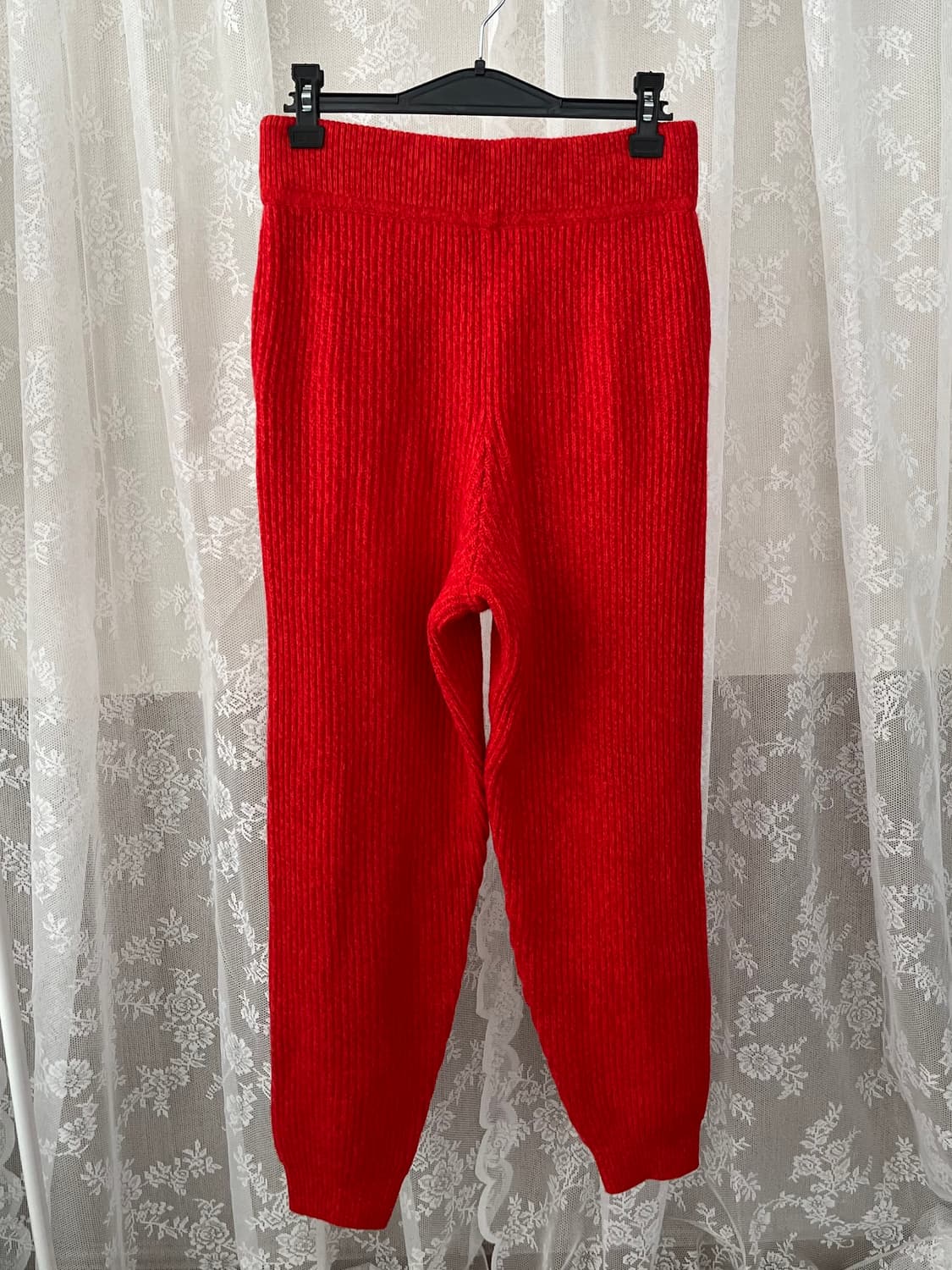 XS) 랙앤본 피어스 캐시미어 조거 팬츠 레드 상품이미지2