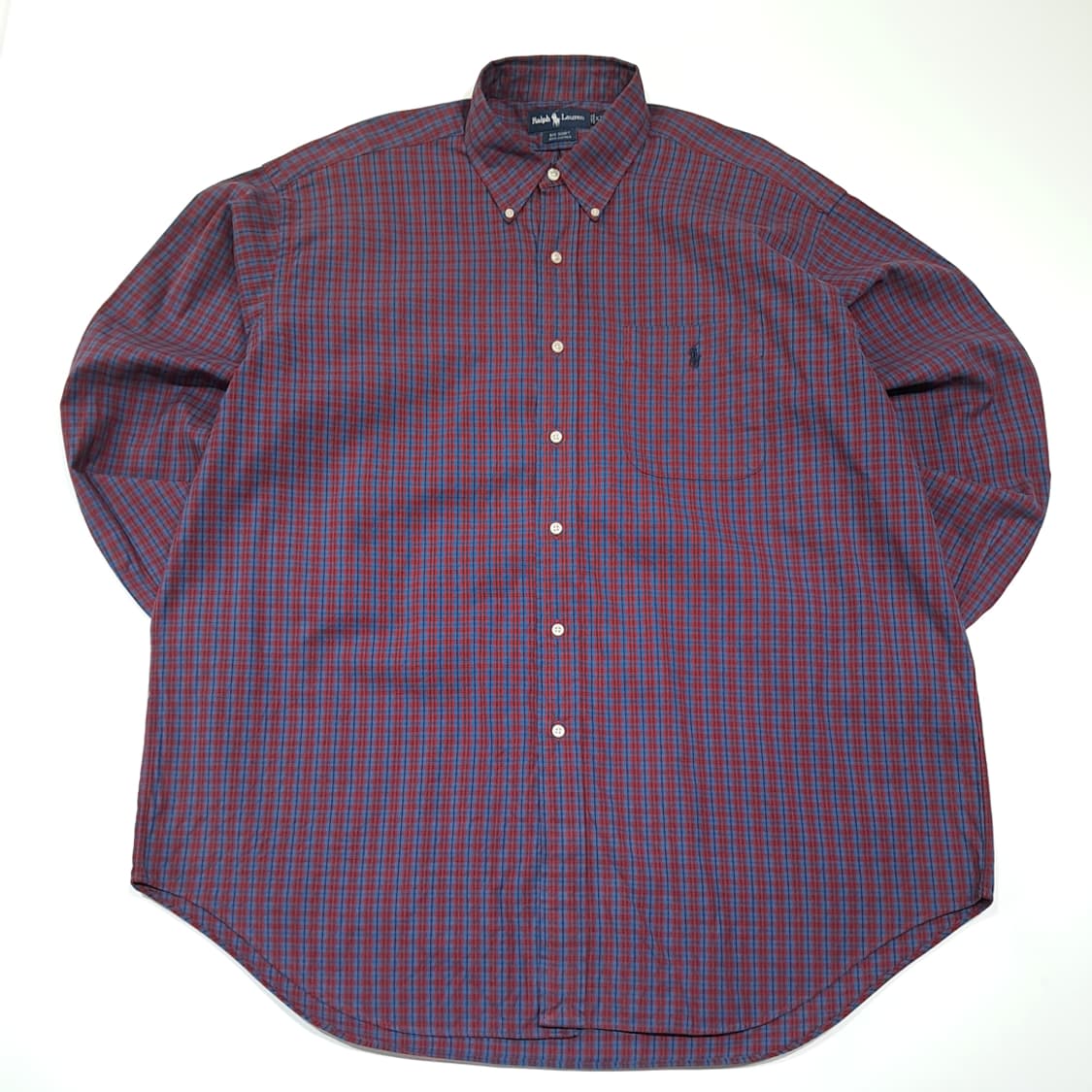 CL967 XL 폴로 90s 빅셔츠 클래식 체크 셔츠 남방 상품이미지1