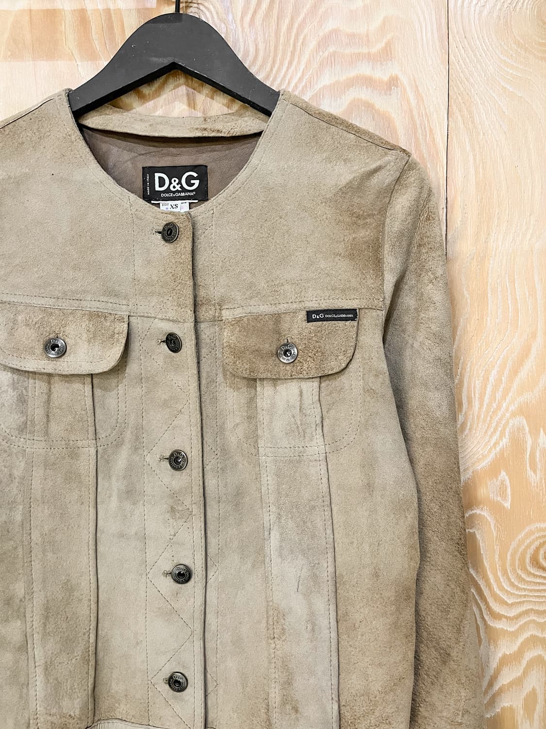 돌체앤가바나 스웨이드 레더 트러커 자켓 상품이미지3