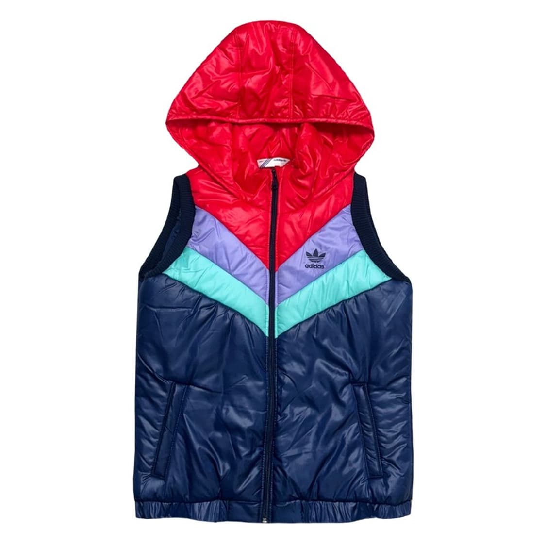 ADIDAS 파이어버드 후드 조끼패딩 멀티컬러 95 상품이미지1