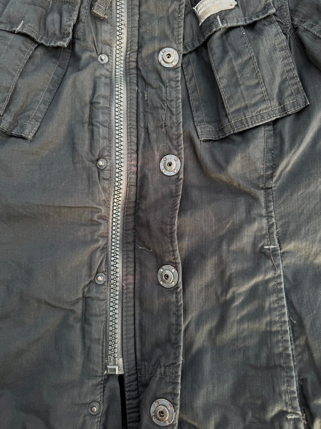 Black Hooded Work Jacket 상품이미지5