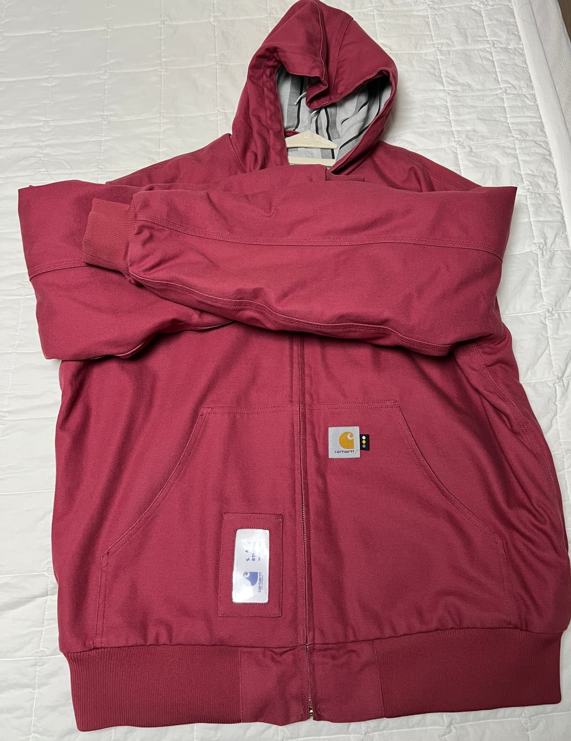 칼하트 WIP x 아이앱 스튜디오 OG 액티브 자켓 어스 레드 상품이미지3