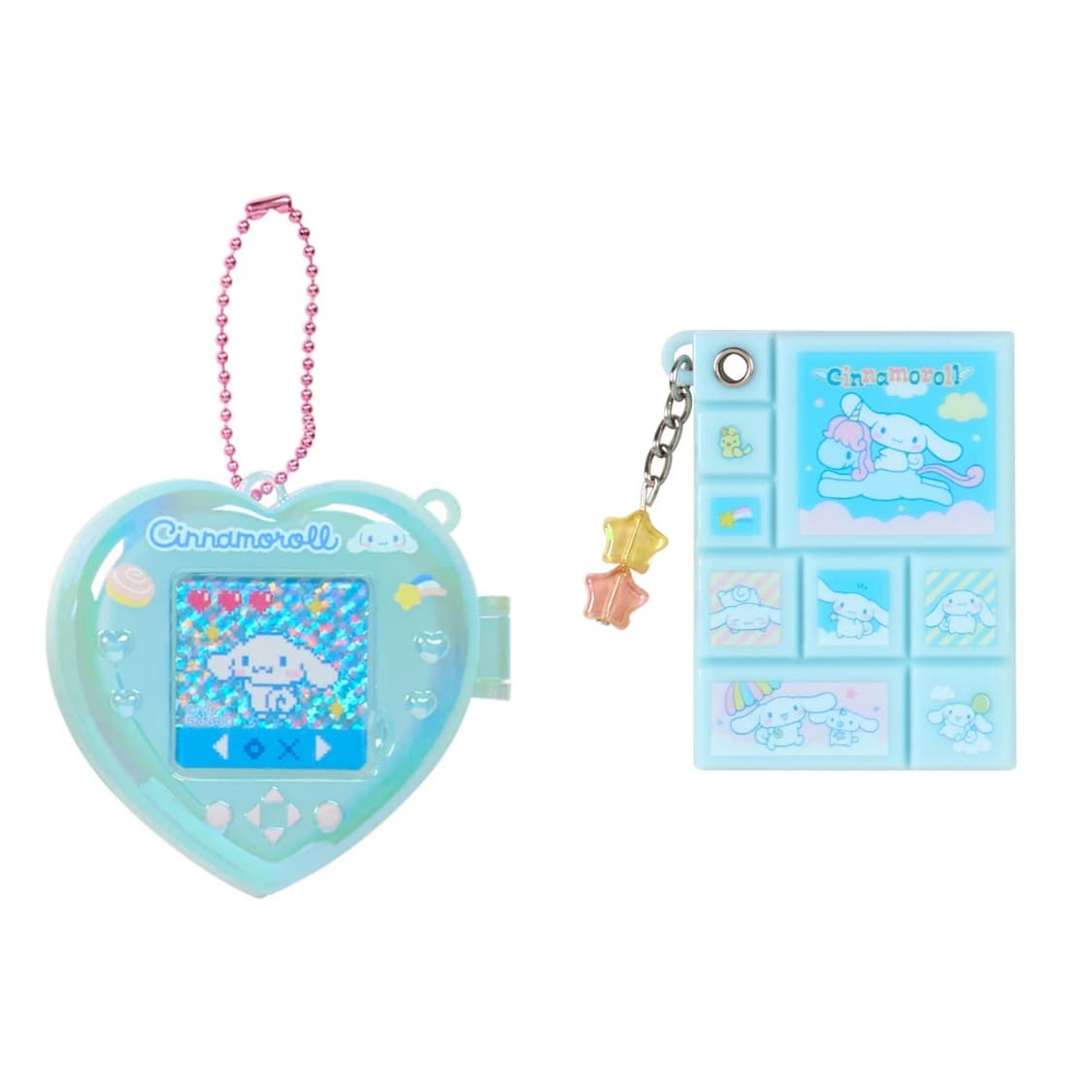 산리오 시크릿 게임기st 키링, 타일스티커st 미니거울 시나모롤 세트 상품이미지1