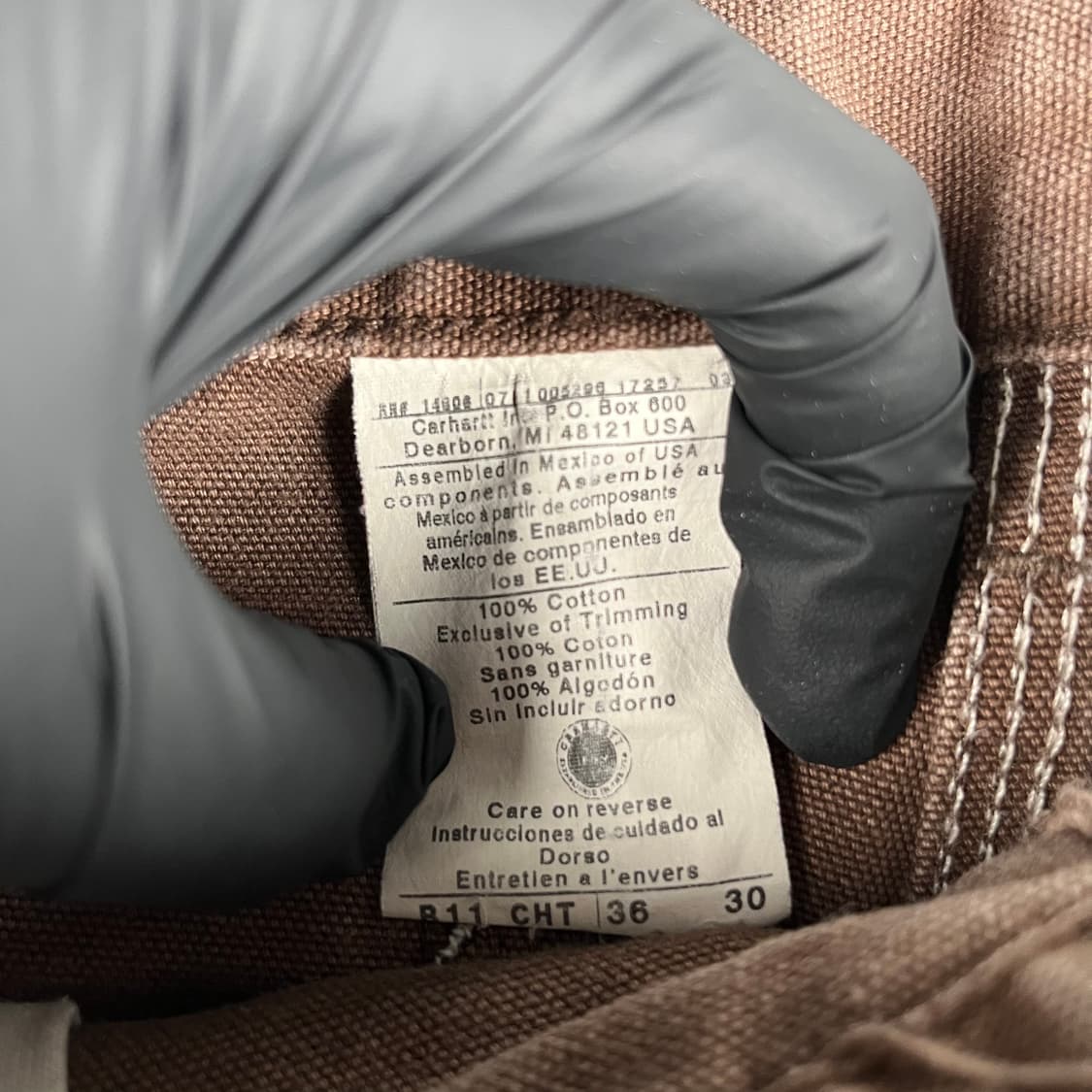 빈티지 칼하트 싱글니 카펜터 팬츠 B11CHT 상품이미지4