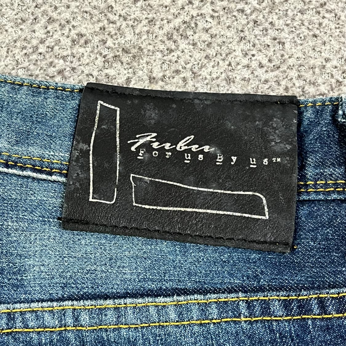 FUBU 힙합 데님 버뮤다 팬츠 상품이미지6