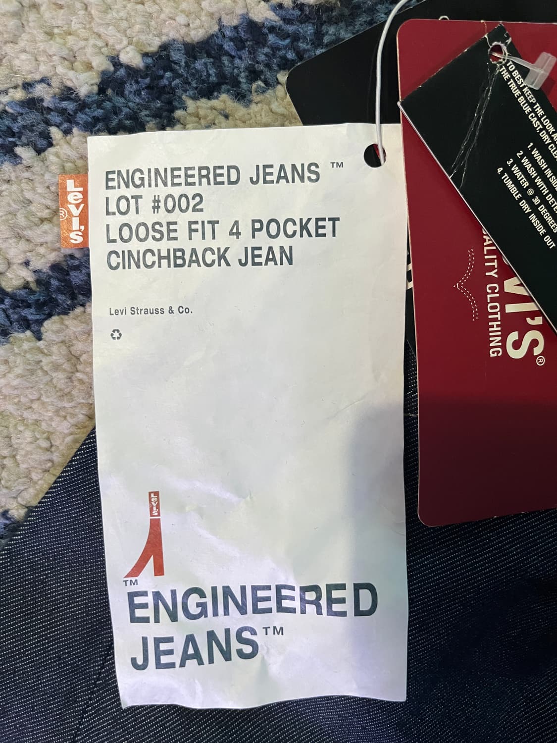 00’s Levi's Engineered Jeans 판매합니다. 상품이미지4