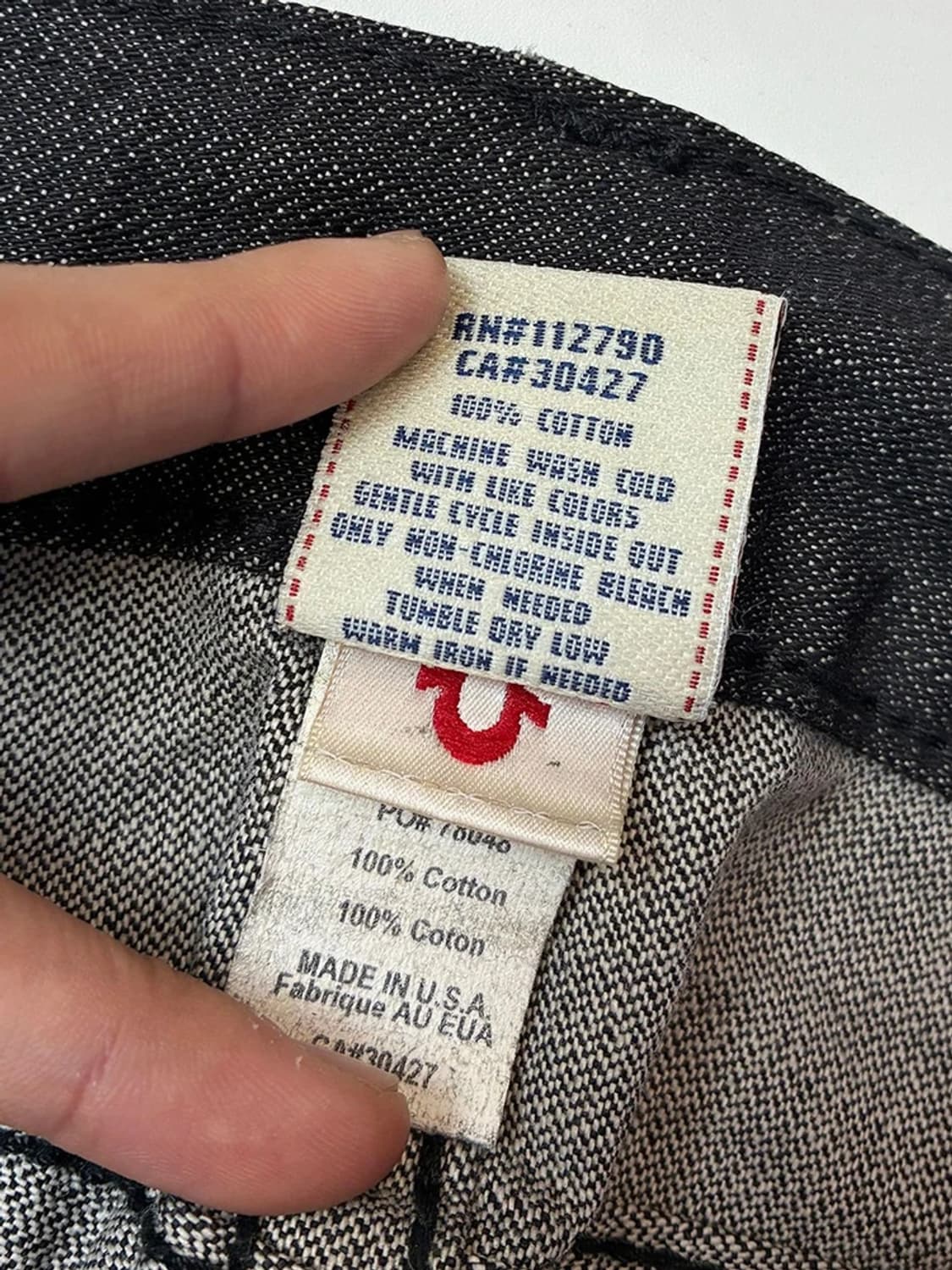 트루릴리젼 USA Ricky 스트레이트 데님 팬츠 PN5667 상품이미지9