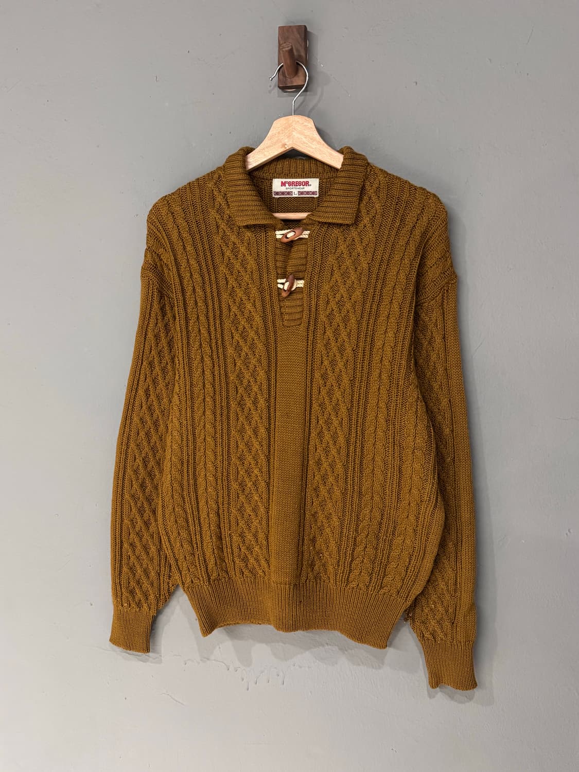 맥그리거 토글 더플 울니트 상품이미지1