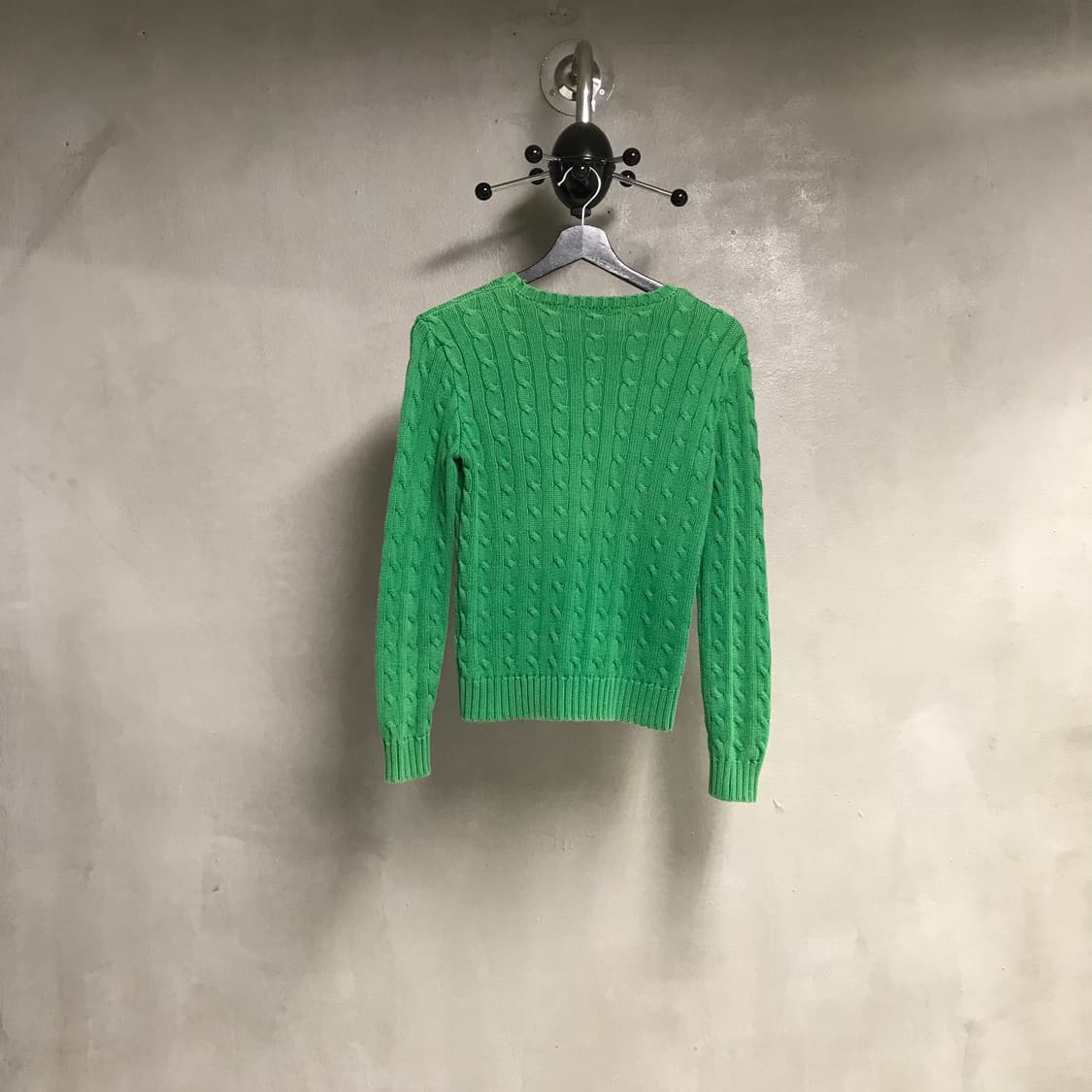 폴로 랄프로렌 케이블 니트 그린 S(W) 상품이미지7