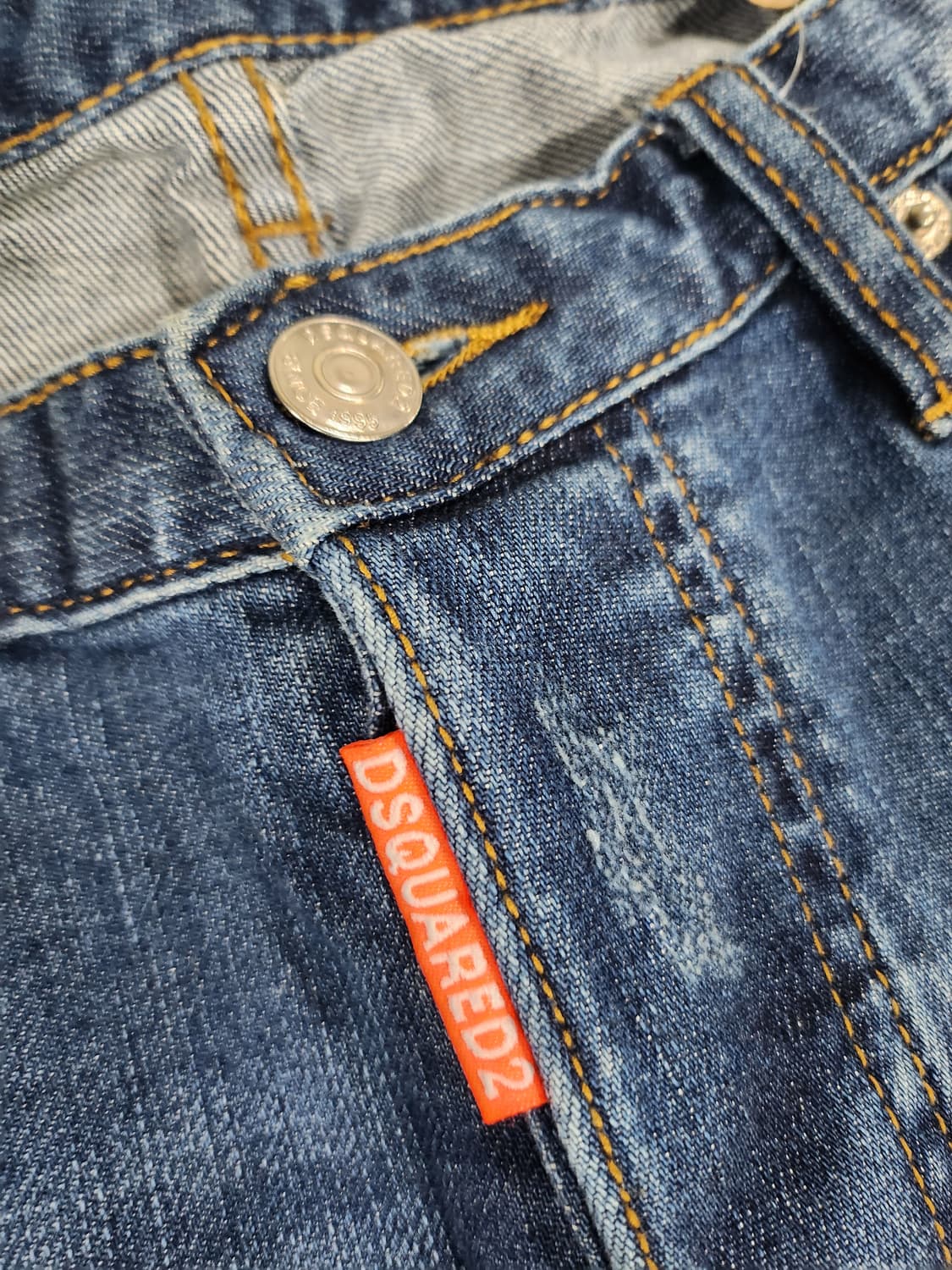 //디스퀘어드2 스타일 페인팅 워싱진 42 상품이미지3