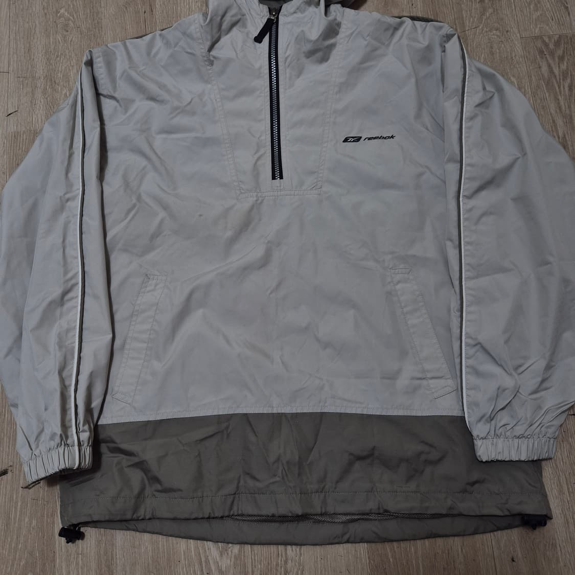 리복 올드스쿨 아노락 반집업 후드 바람막이 자켓 M(95) 상품이미지3