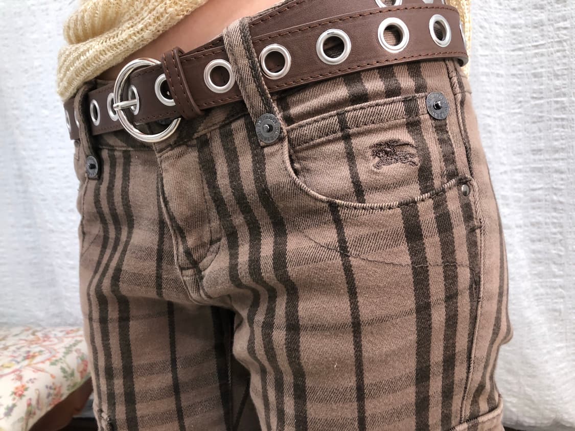 Burberry blue label check capri 상품이미지4