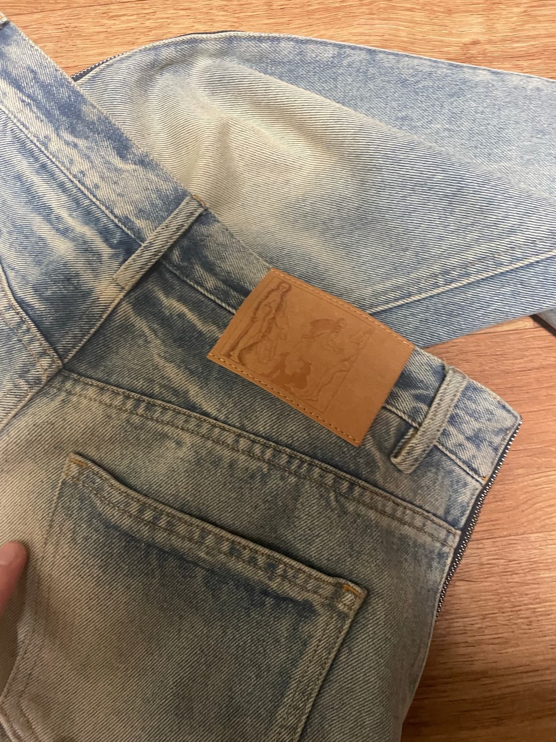 마틴로즈 사이드 지퍼 청바지 상품이미지4