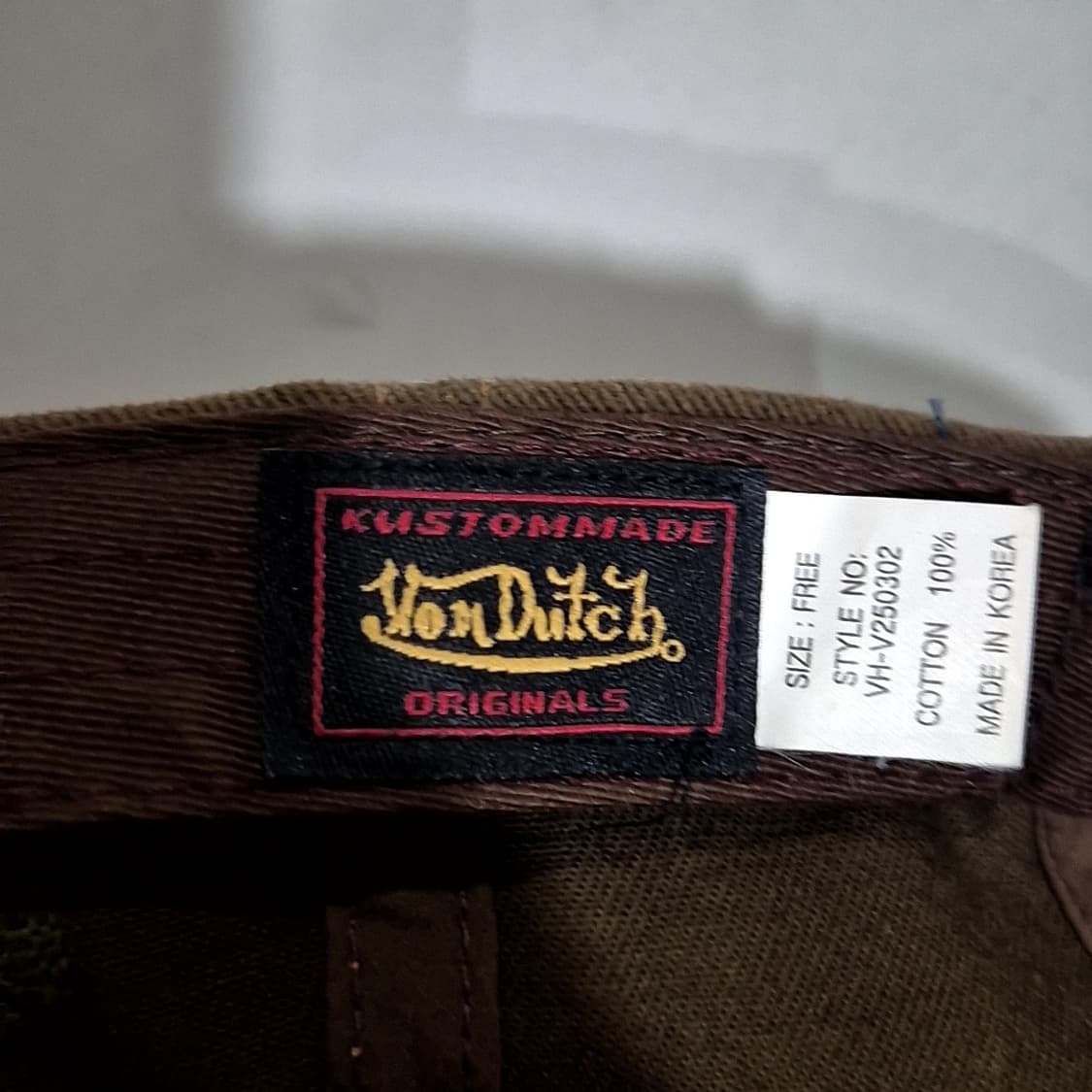 본더치 빈티지 볼캡  상품이미지5