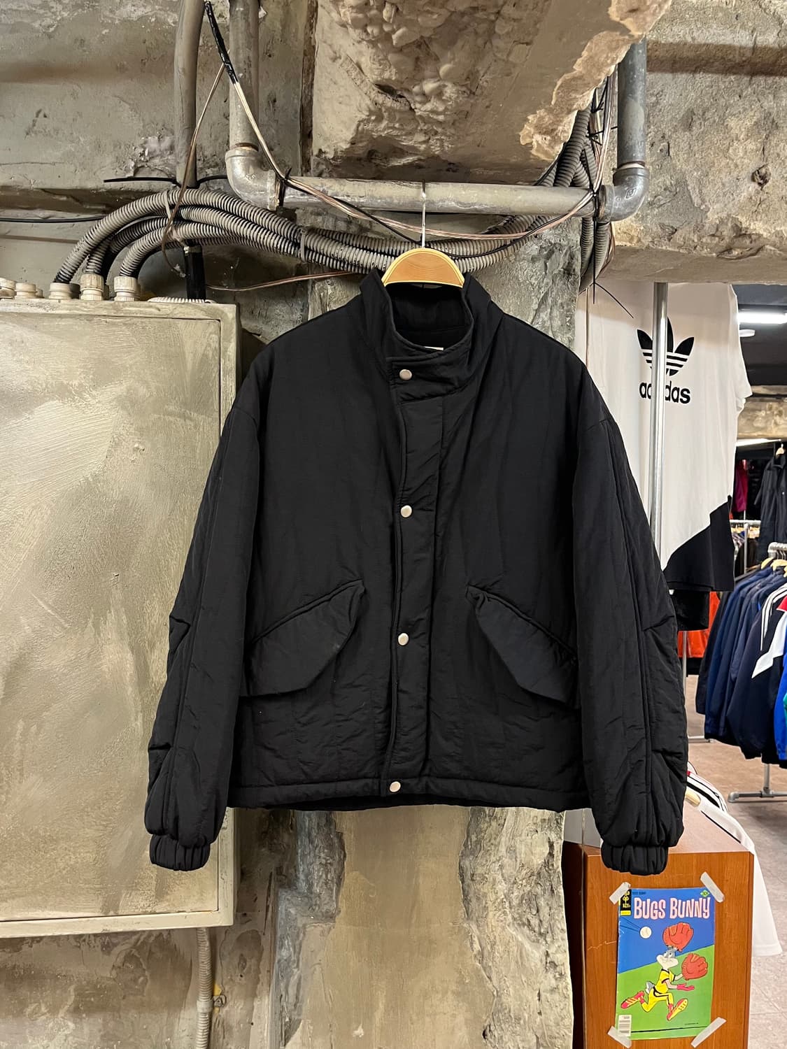 빈티지 퀄팅 자켓 블랙 #csz2840 상품이미지1