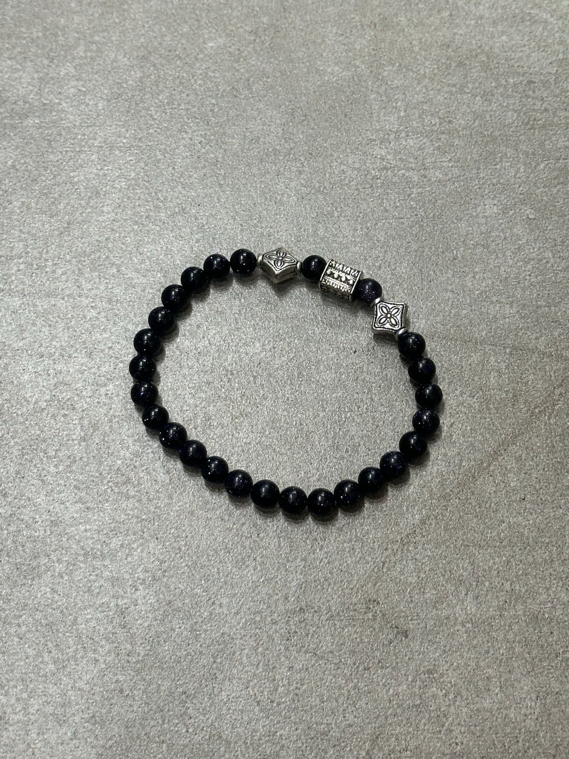 Black temple - 검정 템플 팔찌 상품이미지1