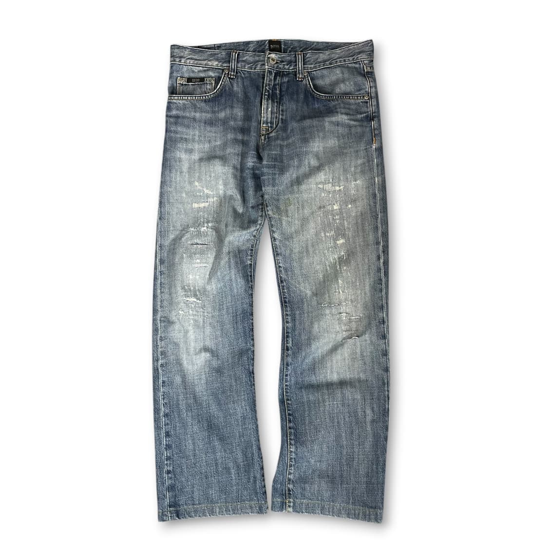 (34) 휴고보스 데미지 워싱 데님 팬츠 상품이미지1