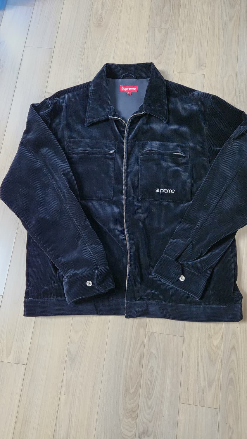 슈프림 코듀로이 집 자켓 블랙XL - 21FW 상품이미지2
