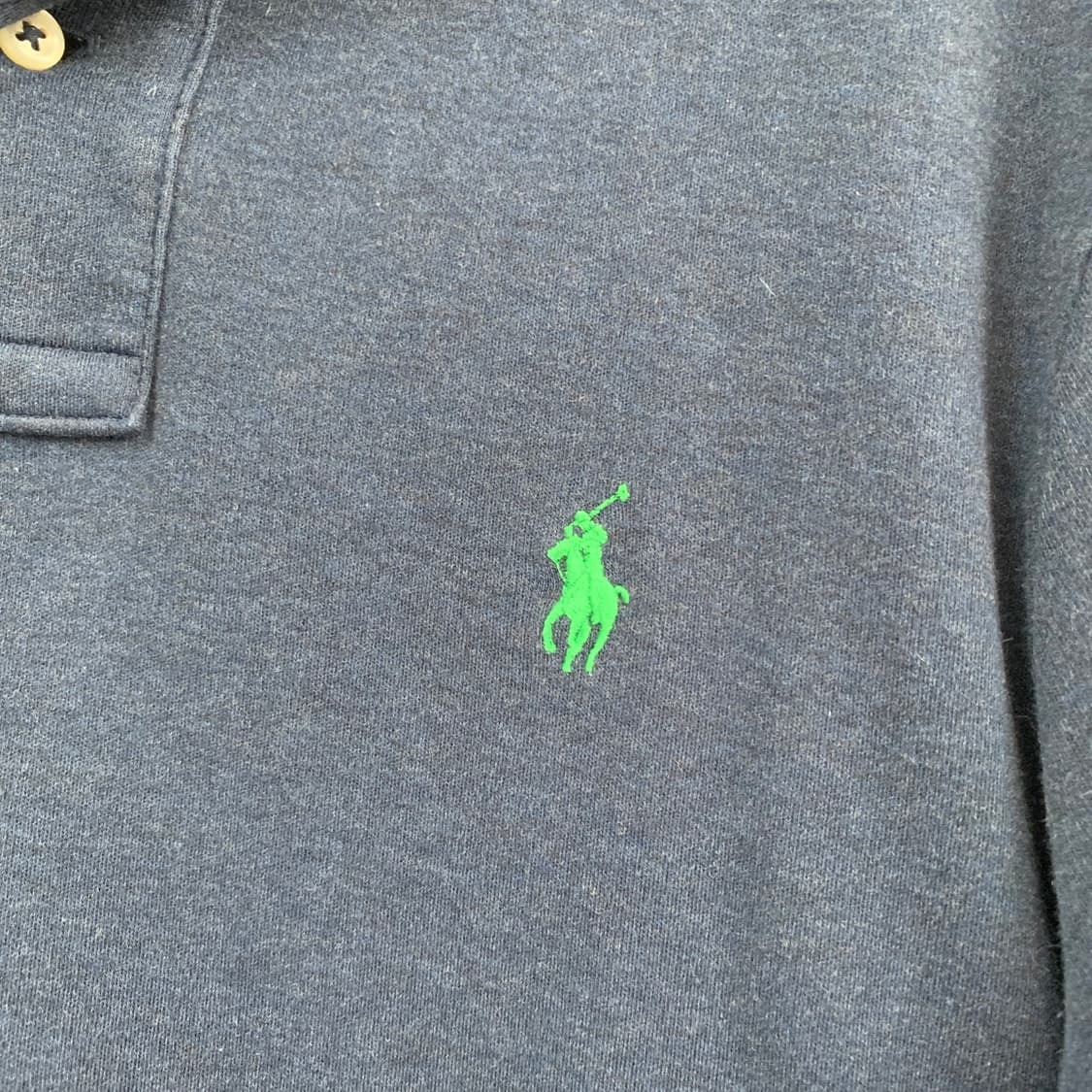 S 폴로랄프로렌 네이비 그린 포니 PK 반팔 카라티 상품이미지3