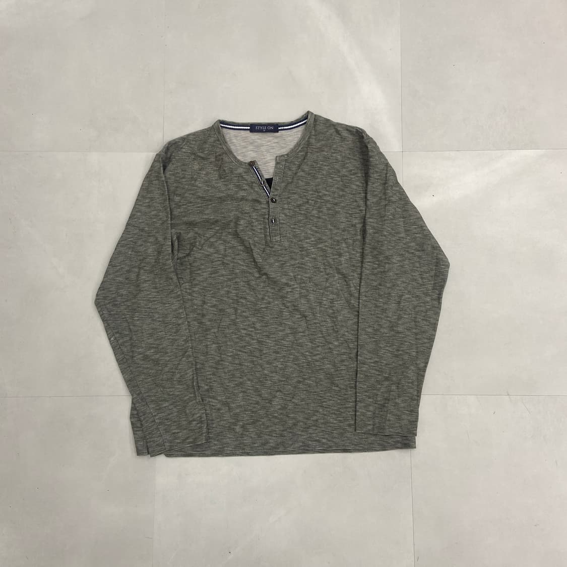 STYLE ON 일본빈티지 헨리넥 롱슬리브 상품이미지1