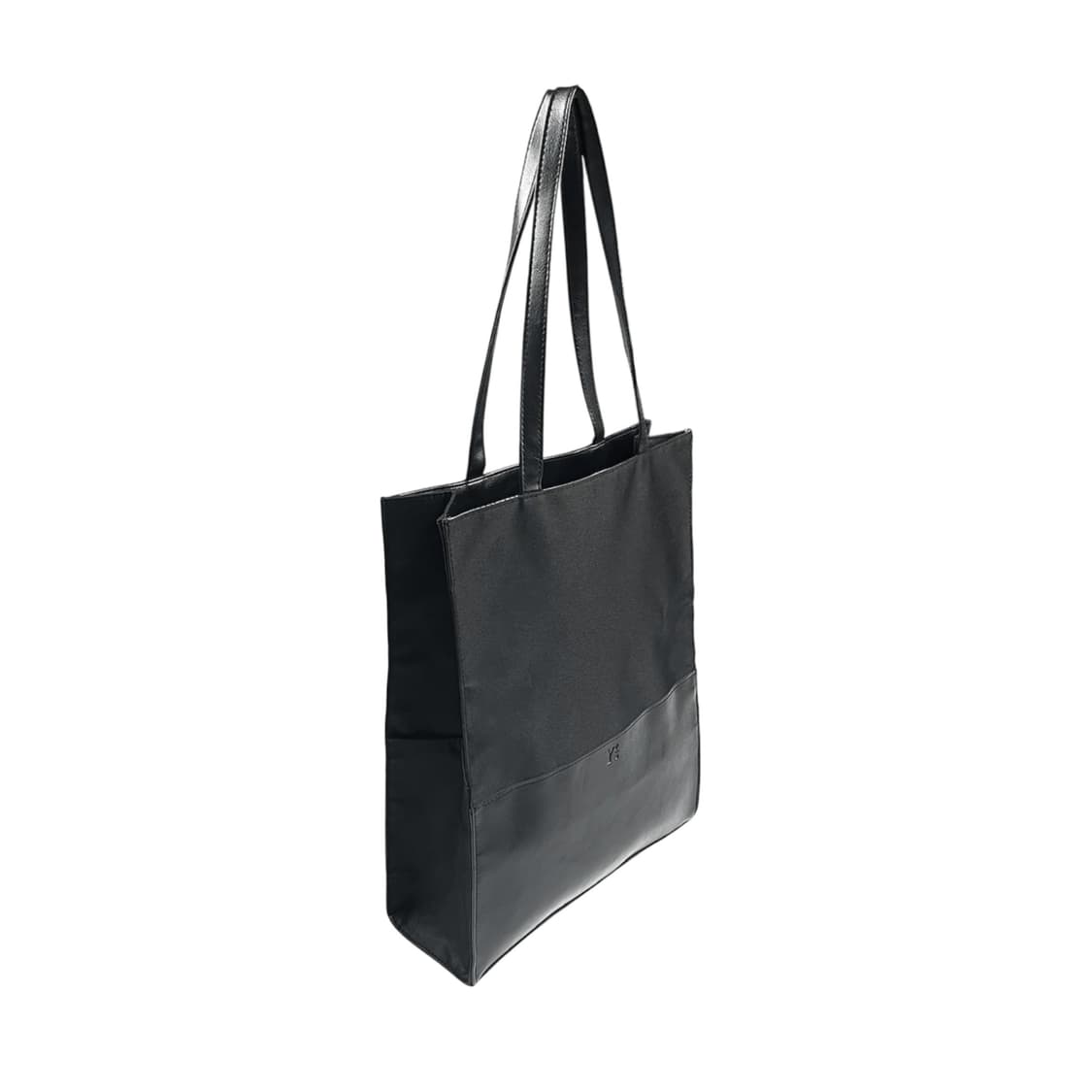 leather panel nylon tote bag 상품이미지2