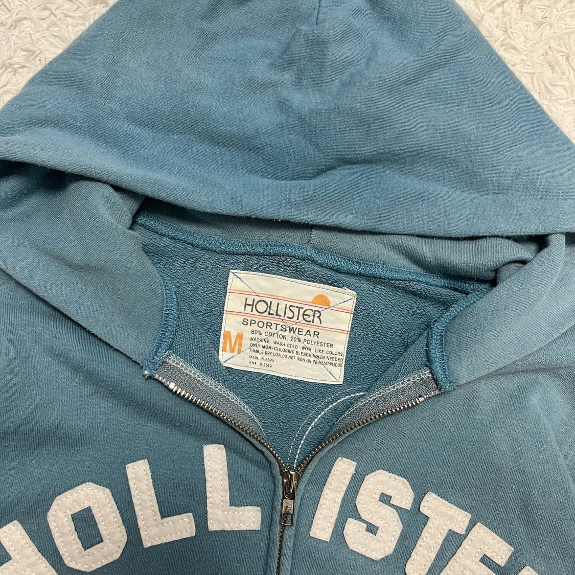 Hollister mint zip-up hoodie 상품이미지7